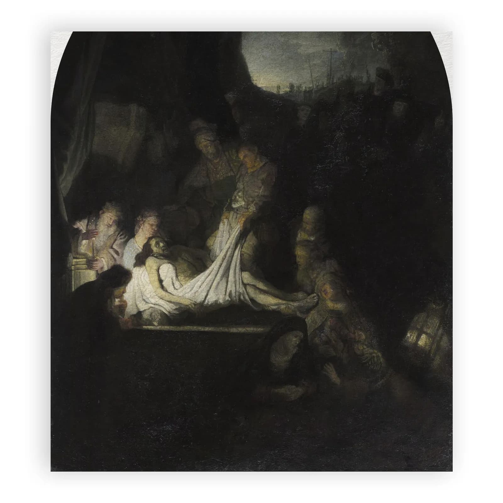 The Entombment by Rembrandt Van Rijn - view 6 thumbnail