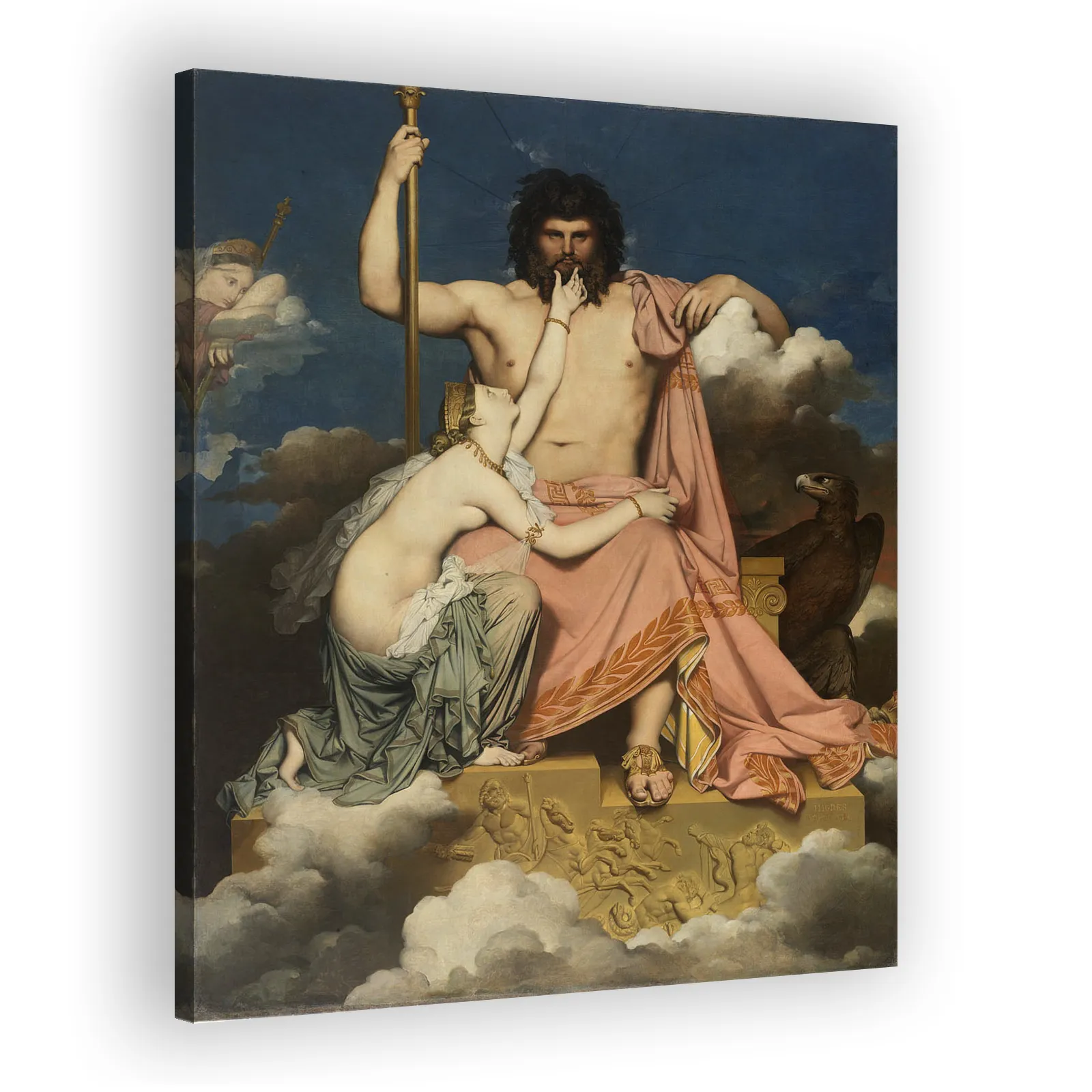 Jupiter and Thetis by Jean Auguste Dominique Ingres - view 2 thumbnail