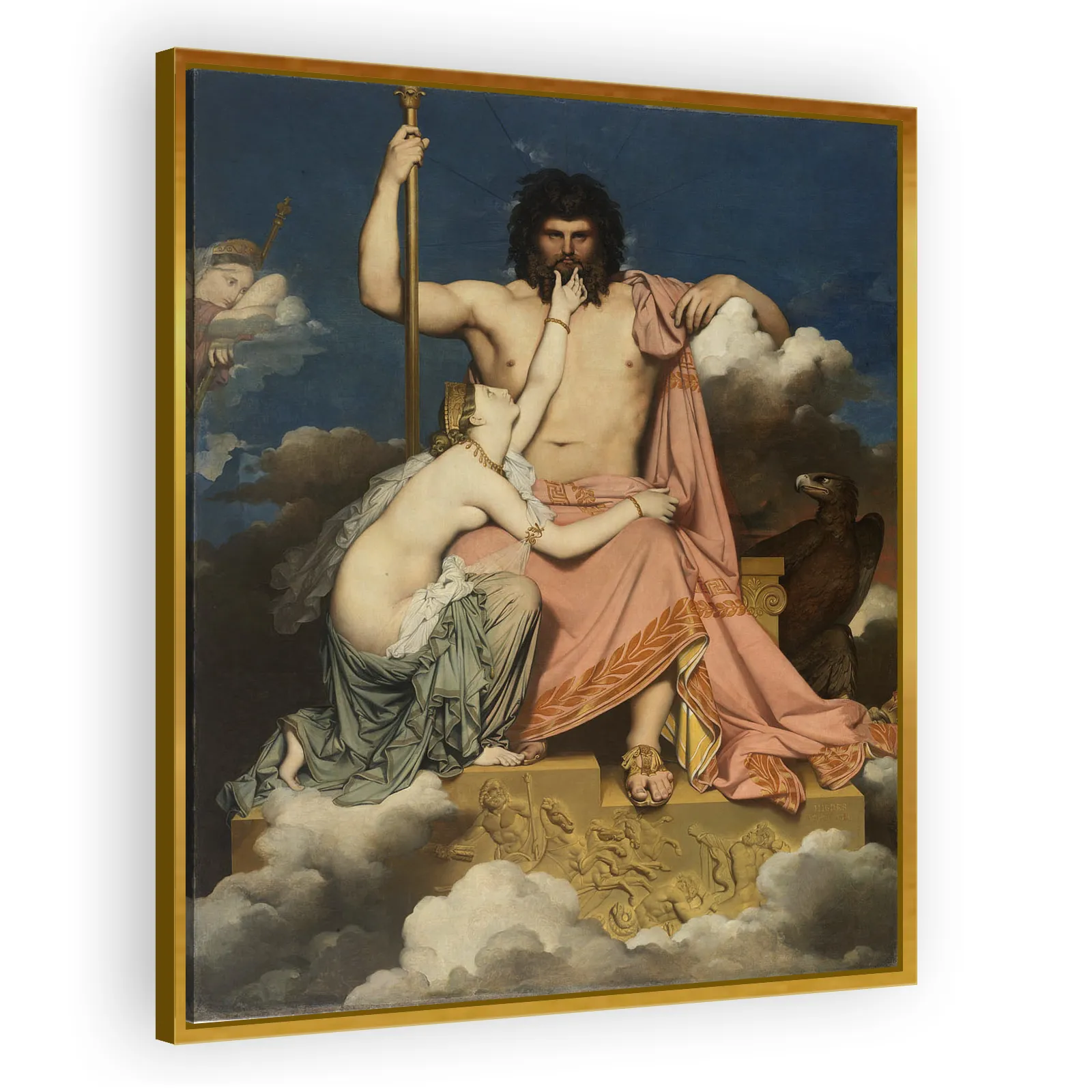 Jupiter and Thetis by Jean Auguste Dominique Ingres - view 3 thumbnail