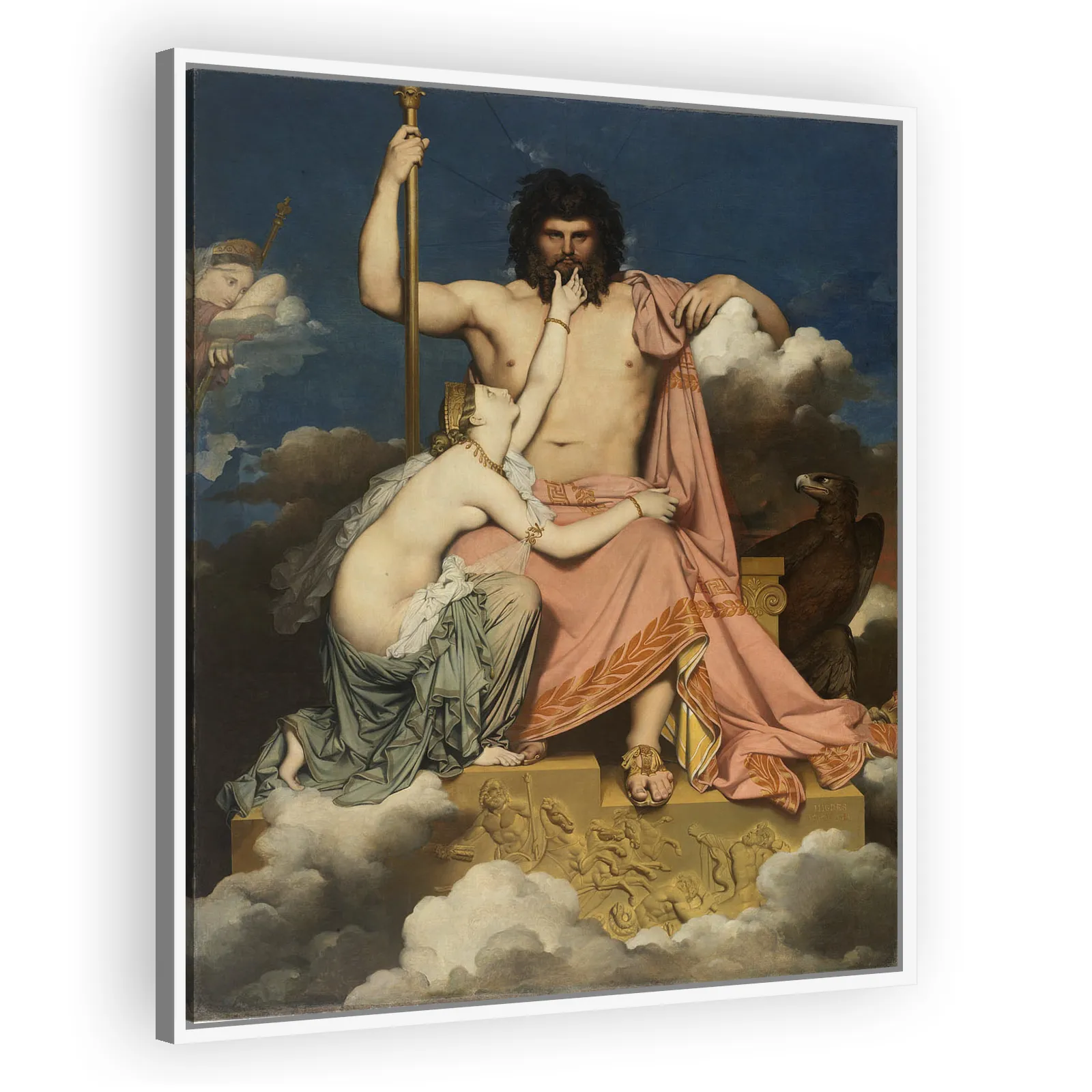 Jupiter and Thetis by Jean Auguste Dominique Ingres - view 5 thumbnail