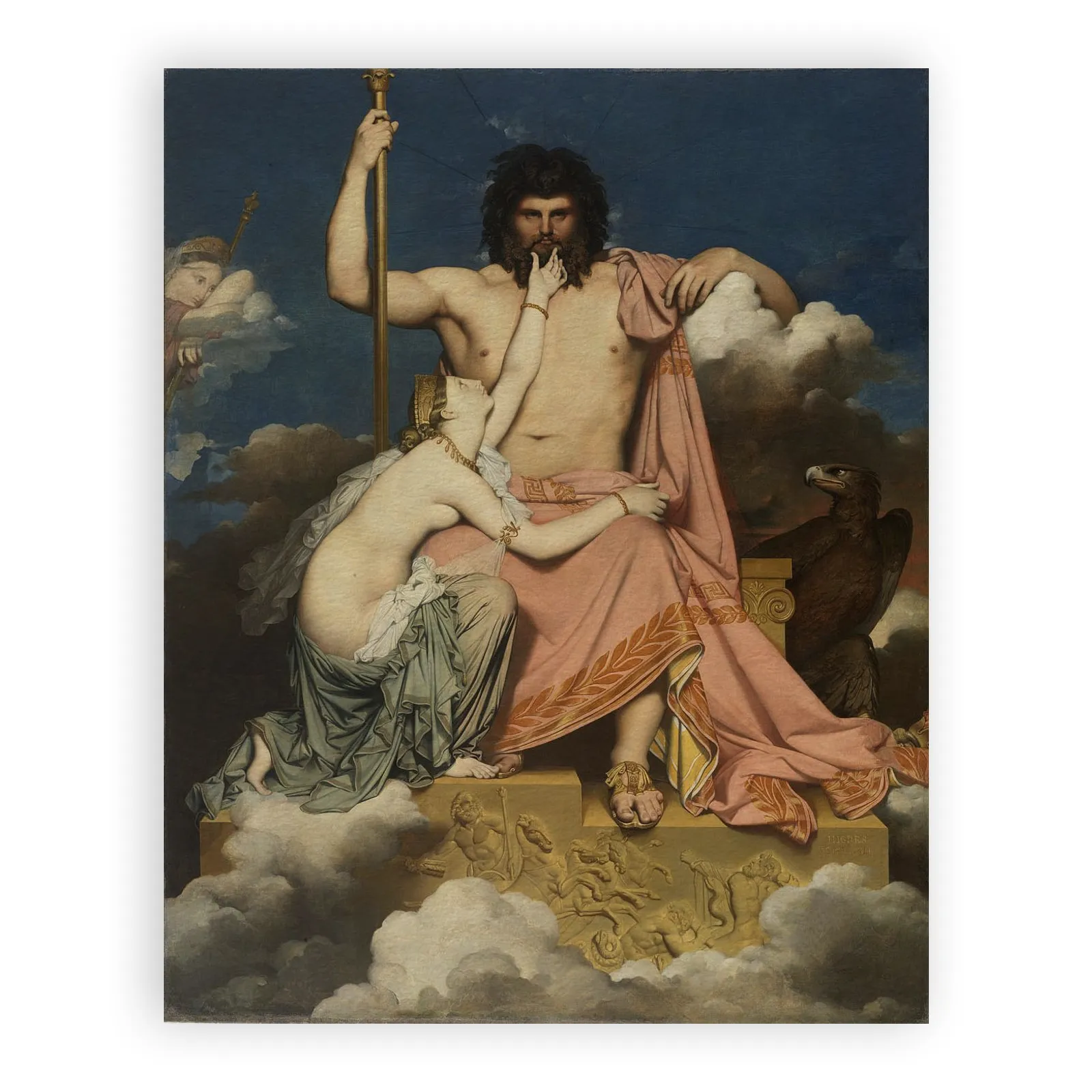 Jupiter and Thetis by Jean Auguste Dominique Ingres - view 6 thumbnail
