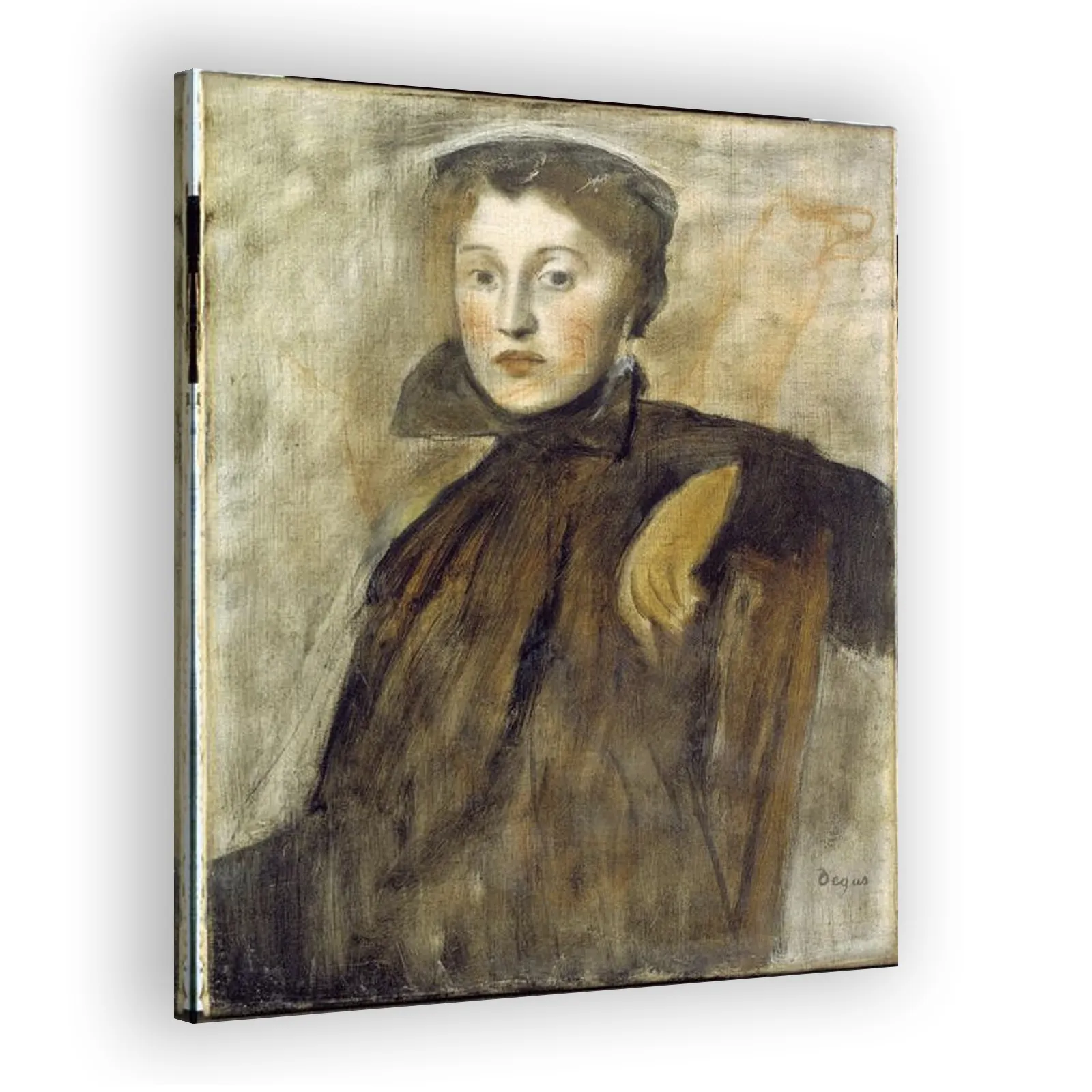 Etude pour un portrait de femme by Edgar Degas - view 2 thumbnail