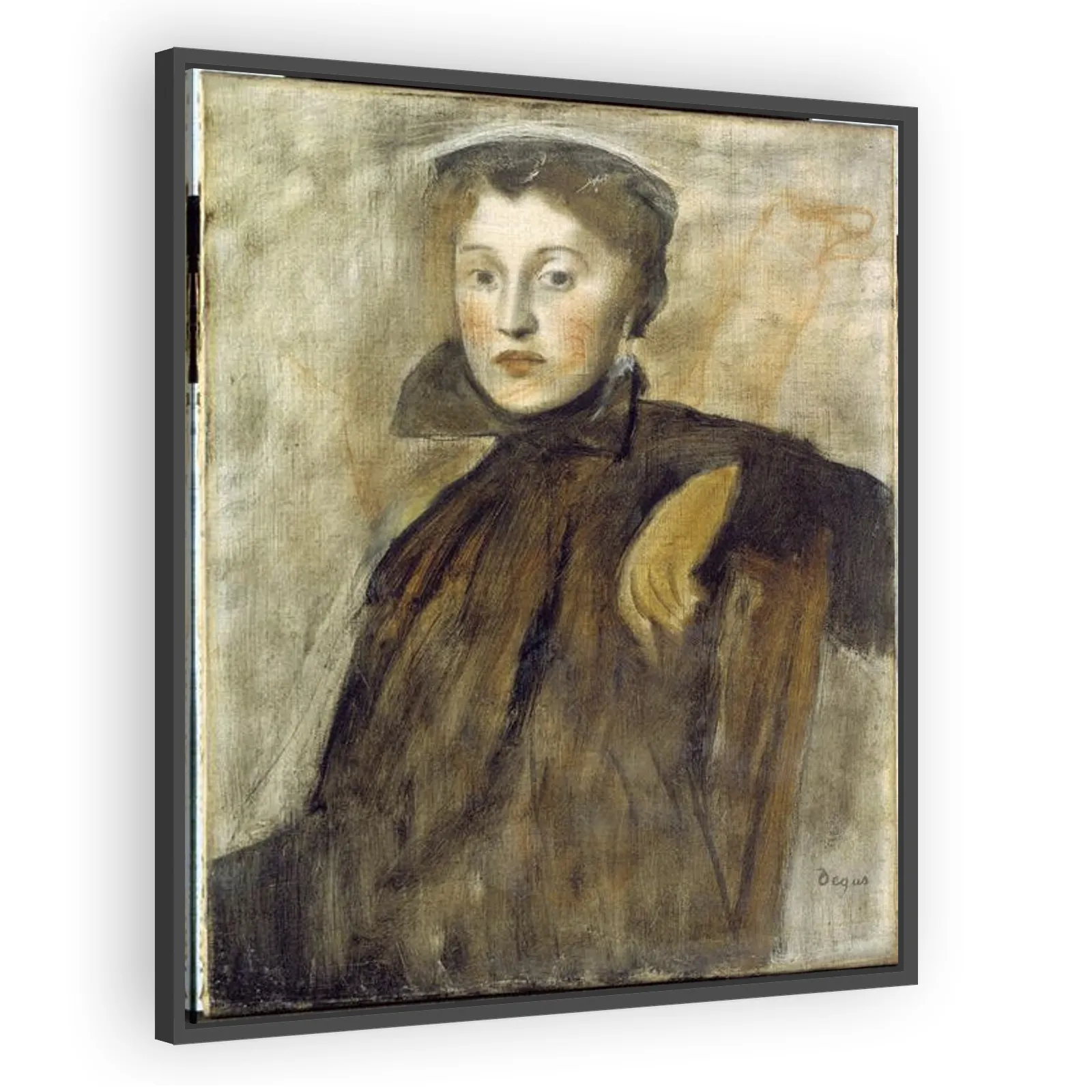 Etude pour un portrait de femme by Edgar Degas