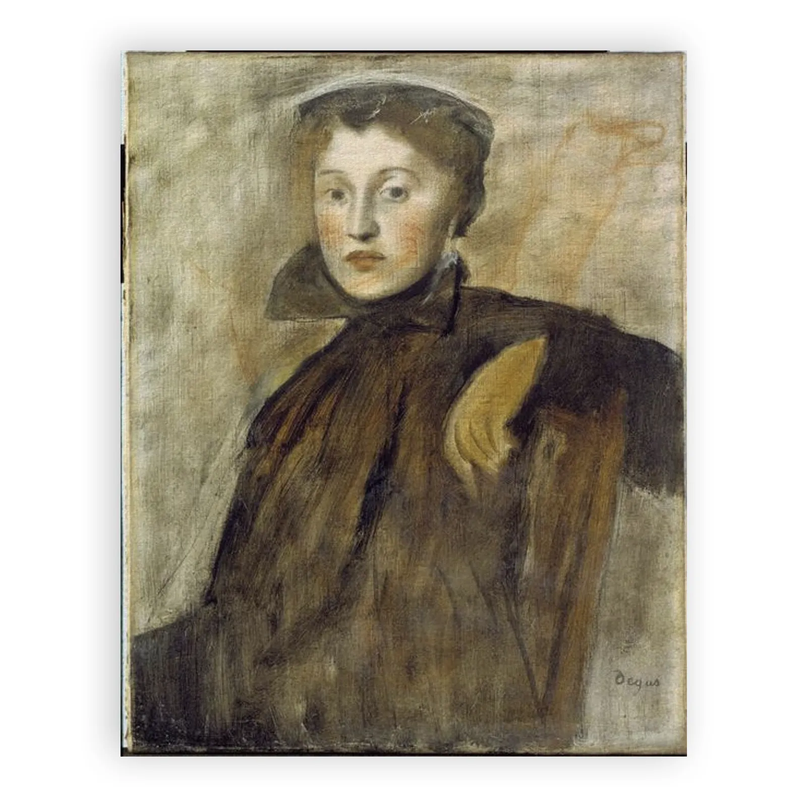 Etude pour un portrait de femme by Edgar Degas - view 6 thumbnail