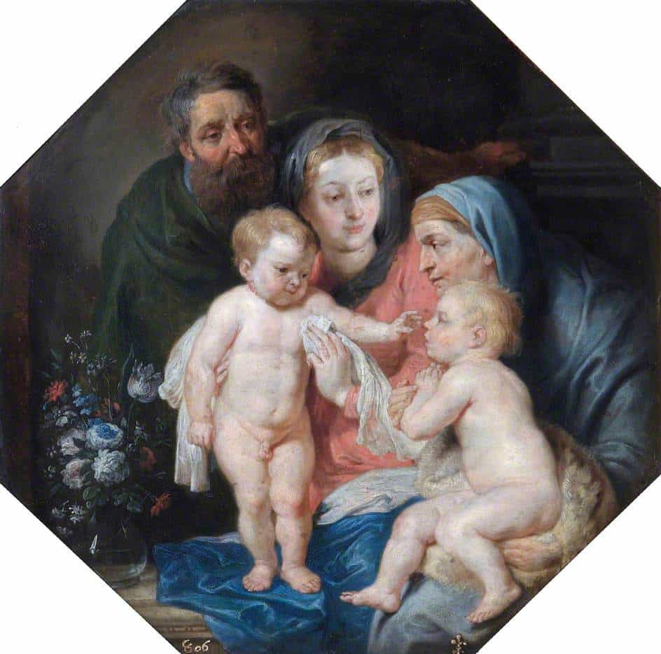 The Holy Family with Saint Elizabeth and the Infant Saint John by Peter Paul Rubens