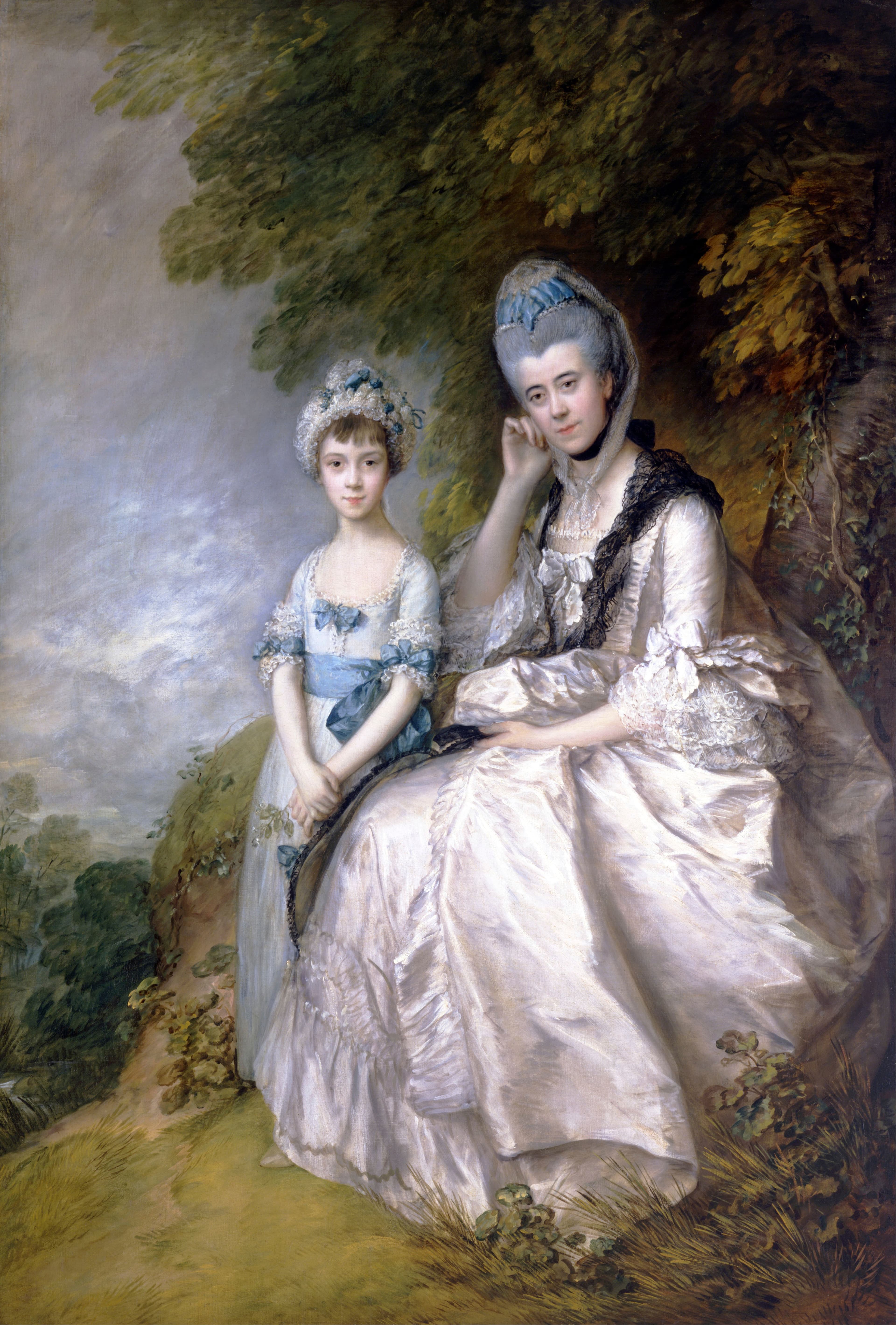 Hester, Countess of Sussex and Her Daughter Lady Barbara Yelverton