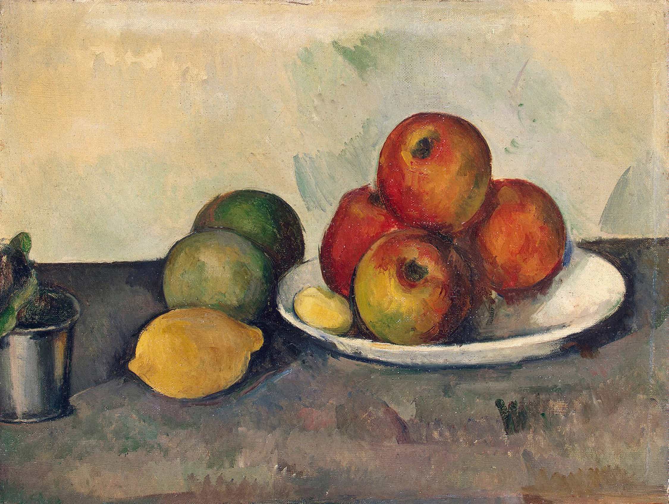 Still Life with Apples by Paul Cézanne