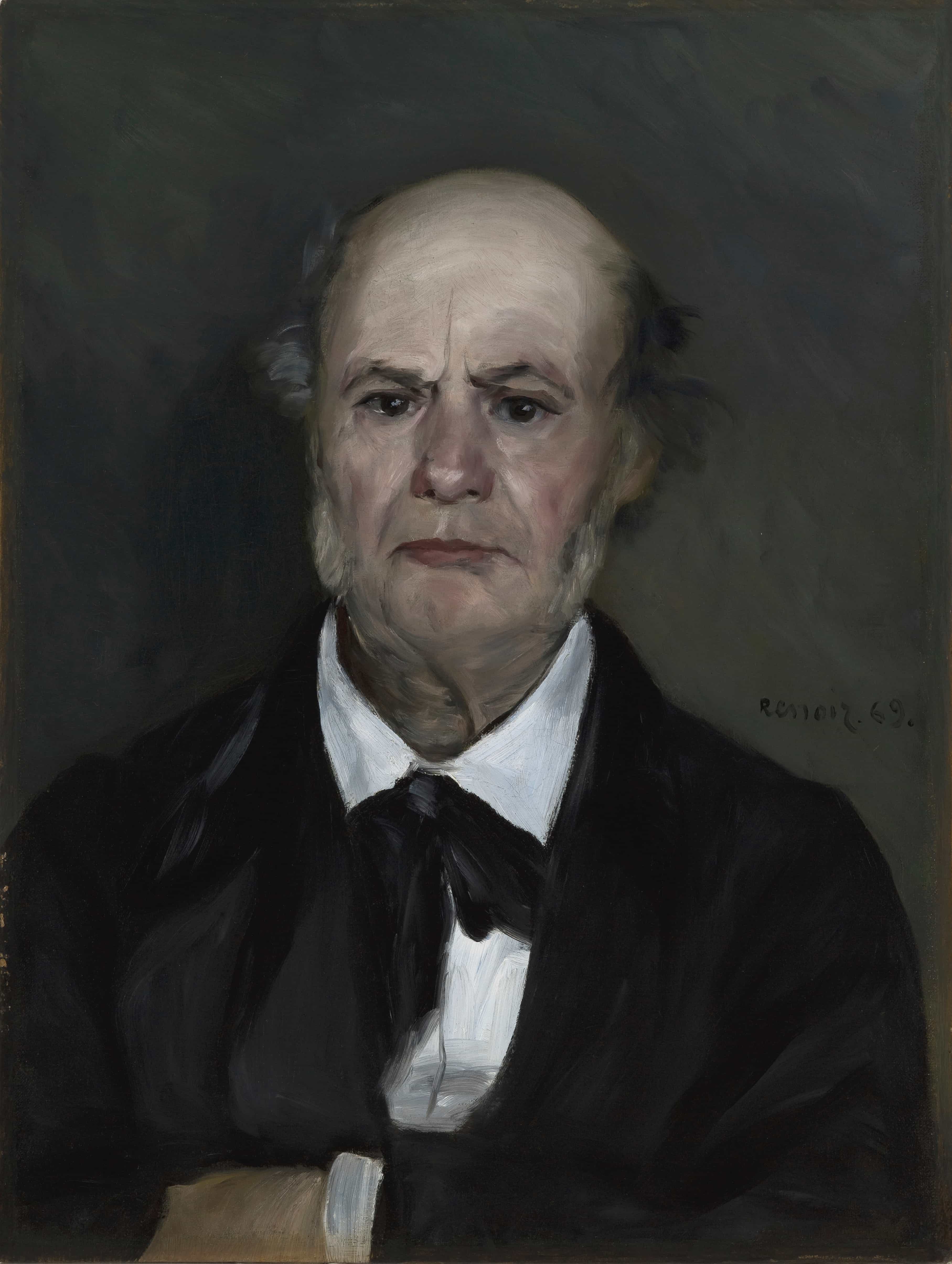 Léonard Renoir, The Artist’s Father by Pierre-Auguste Renoir