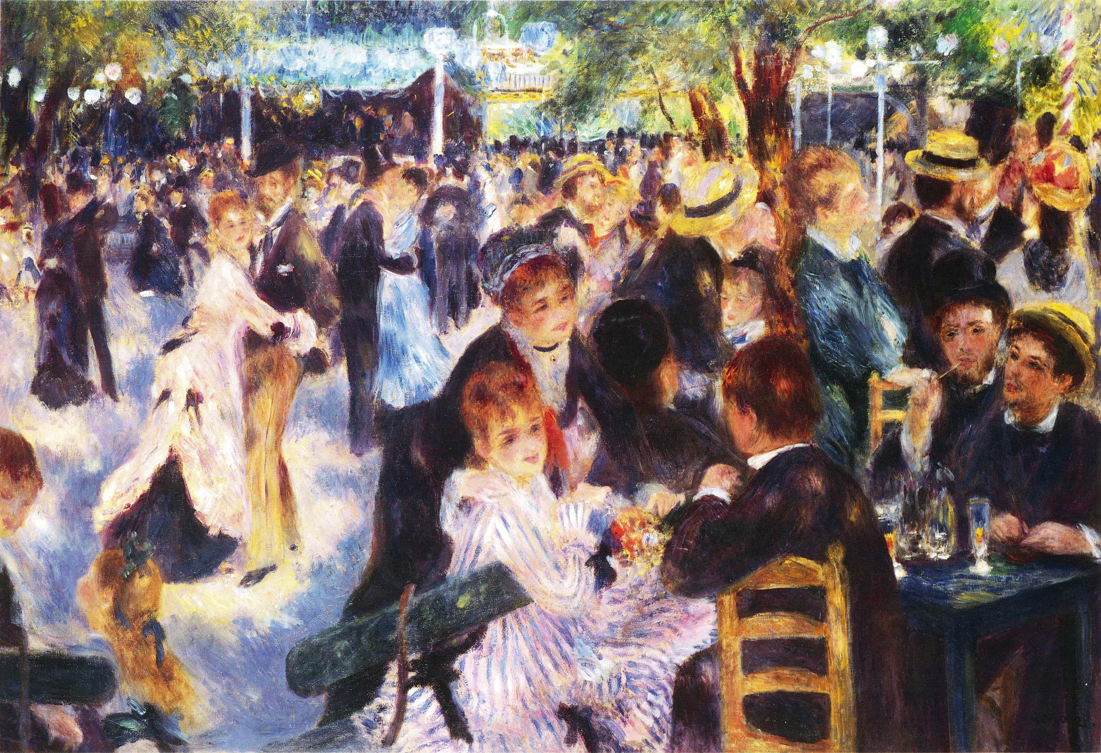 Bal du moulin de la Galette by Pierre-Auguste Renoir