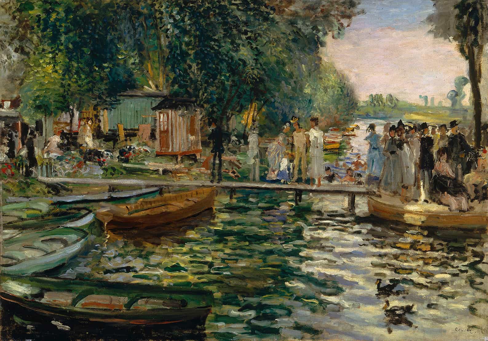 La Grenouillère by Pierre-Auguste Renoir