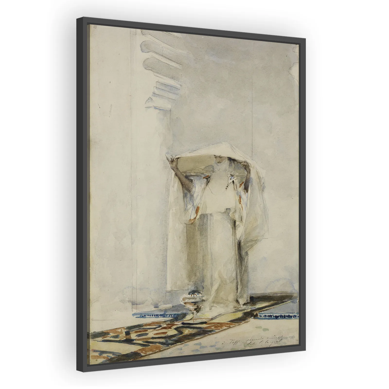 Incensing the Veil by John Singer Sargent