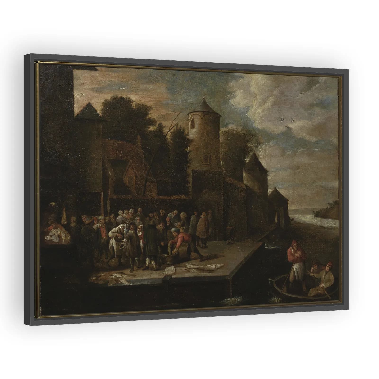 Fishmongers in the Port by David Teniers The Younger