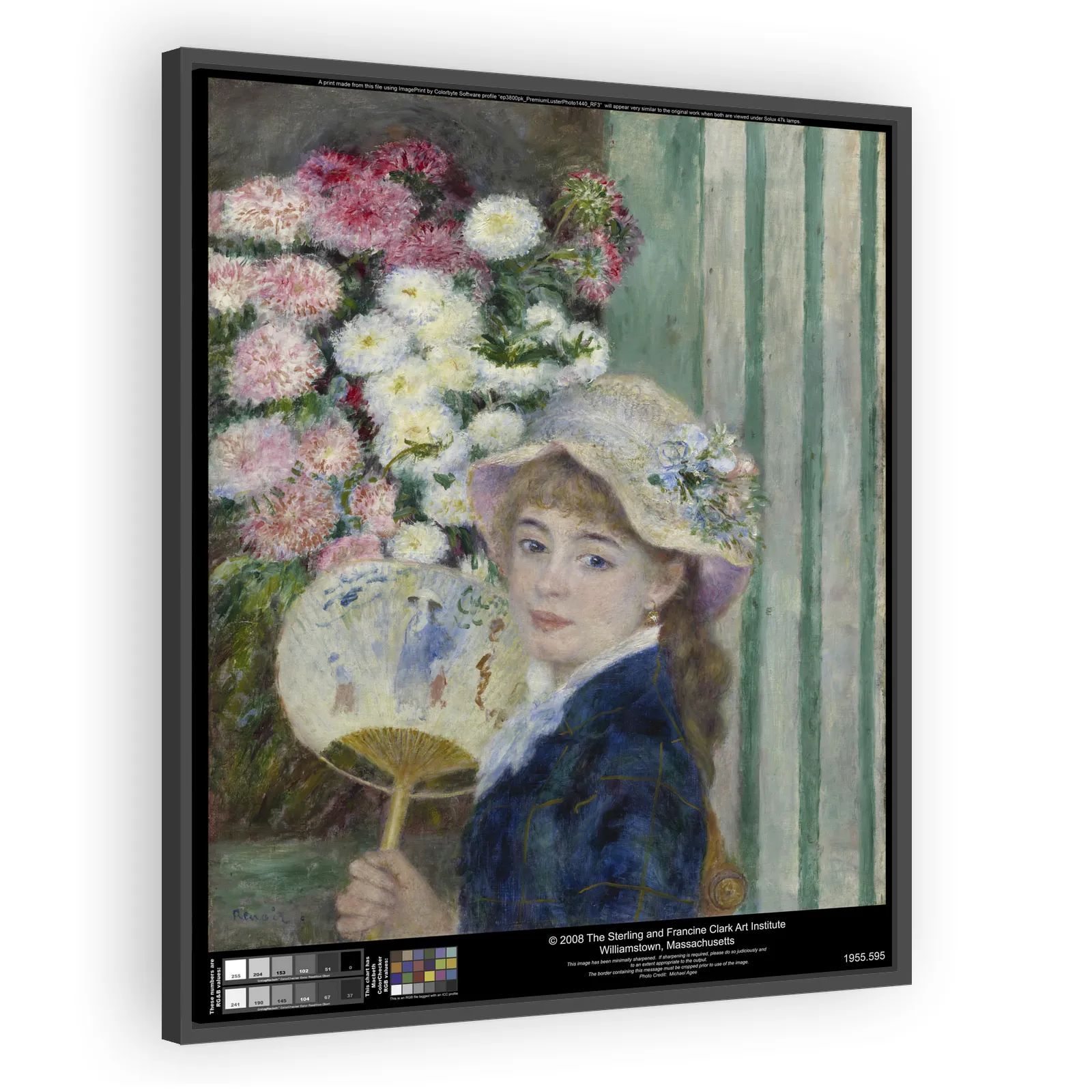 Woman with a Fan by Pierre Auguste Renoir