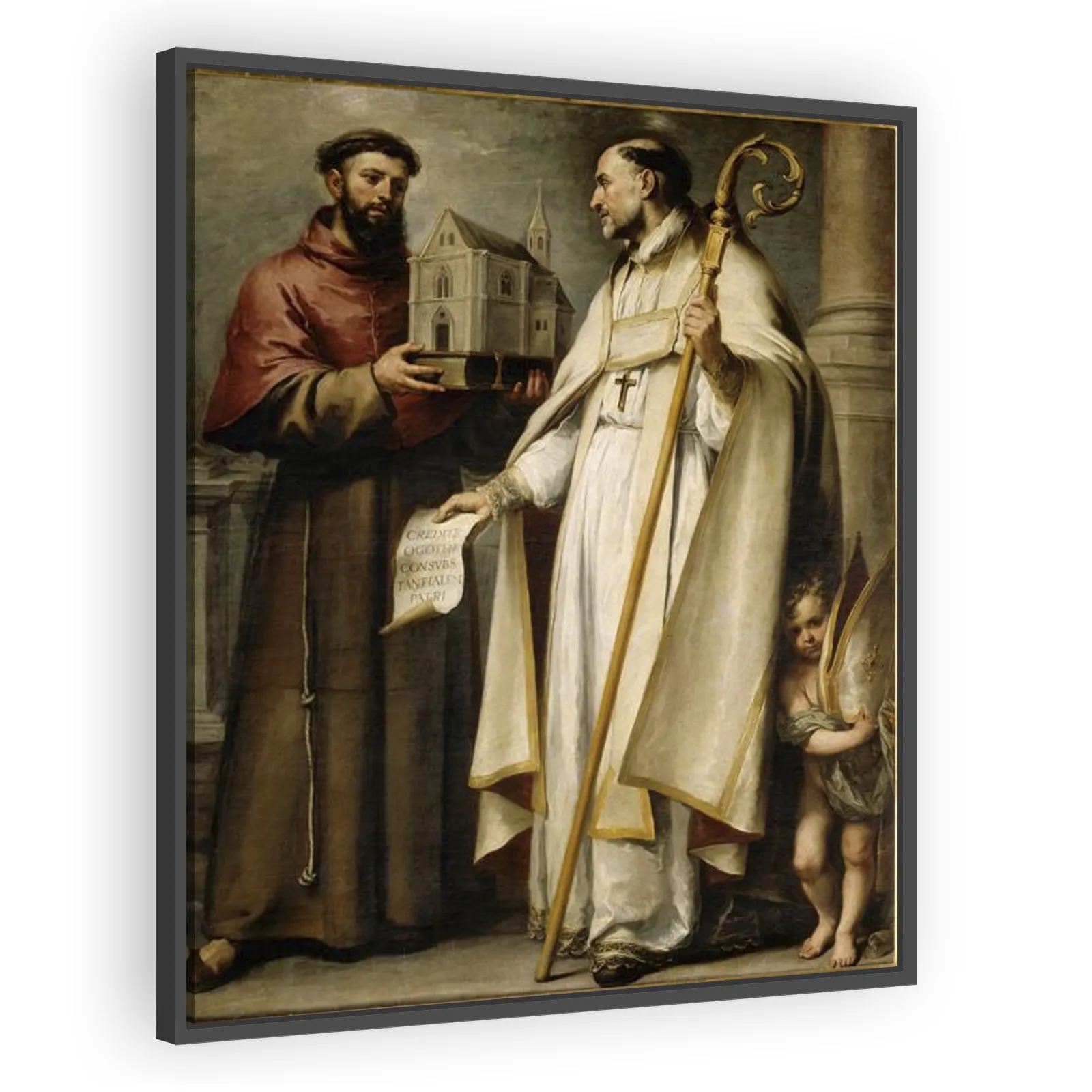 S. Leander and S. Bonaventura by Bartolome Esteban Murillo
