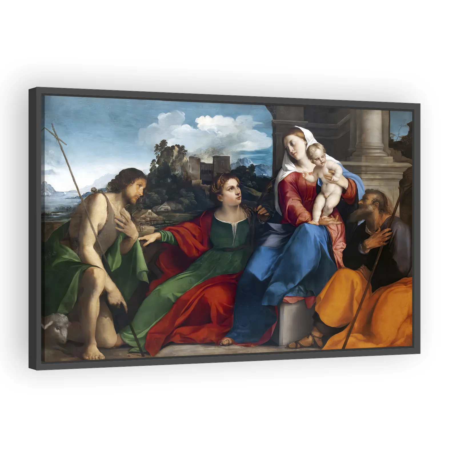 Holy Family with Saints Catherine of Alexandria and John the Baptist by Titian