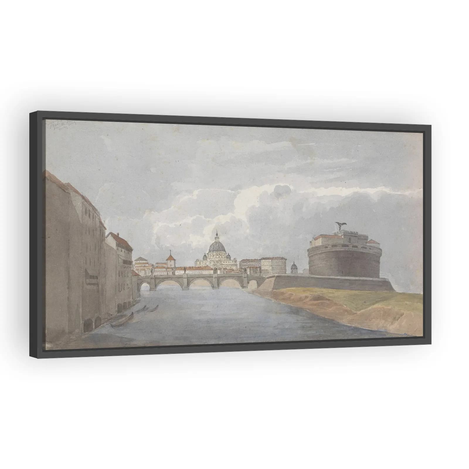 On the Tiber / Castle of St. Angelo by Isaac Weld