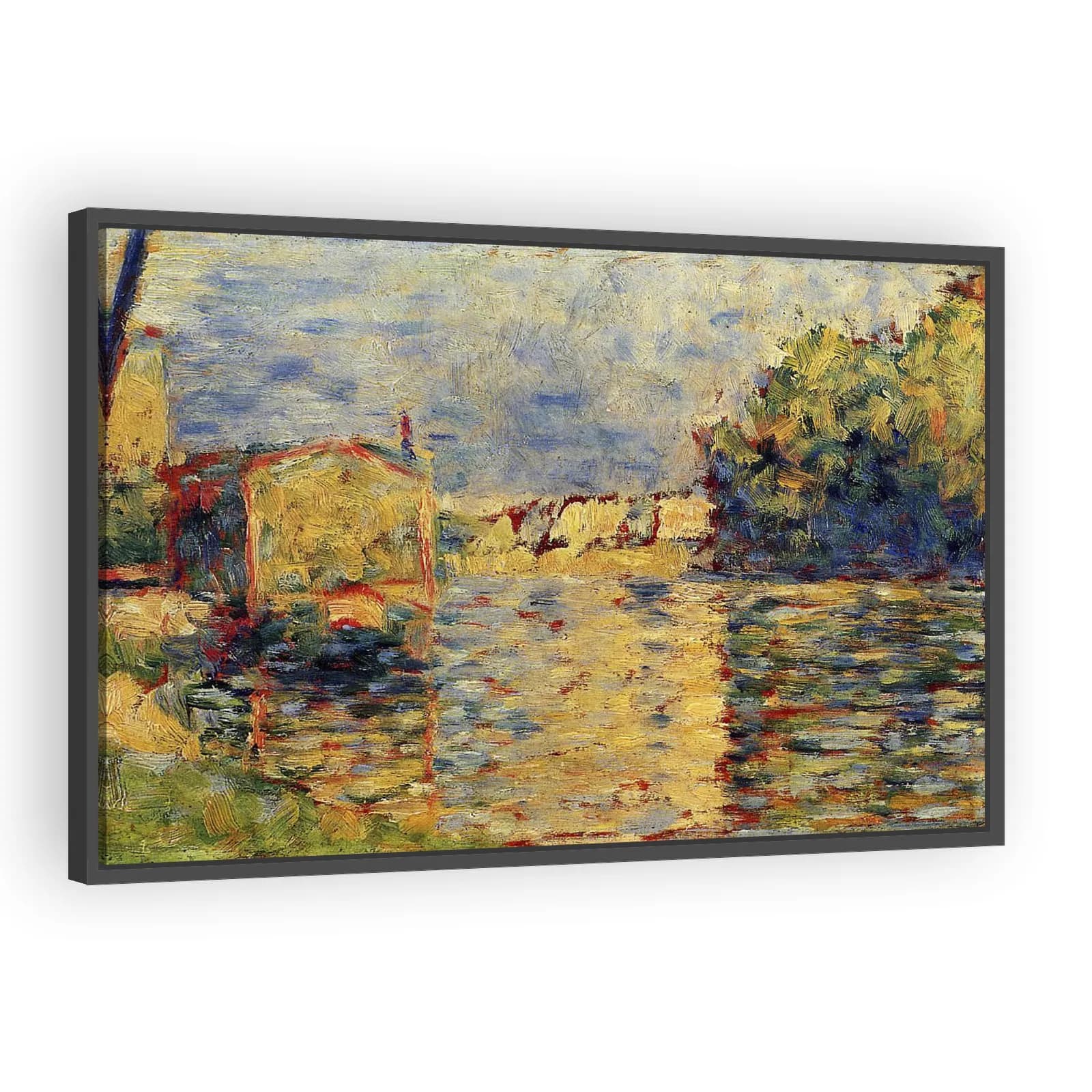 Banks of the Seine near Courbevoie by Georges Seurat