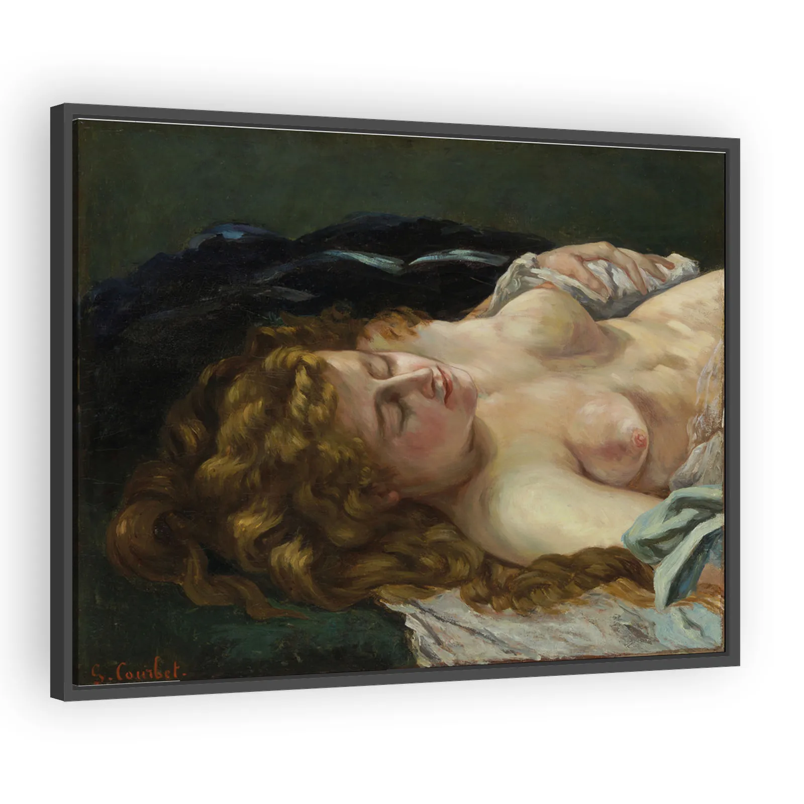 unknown by Gustave Courbet