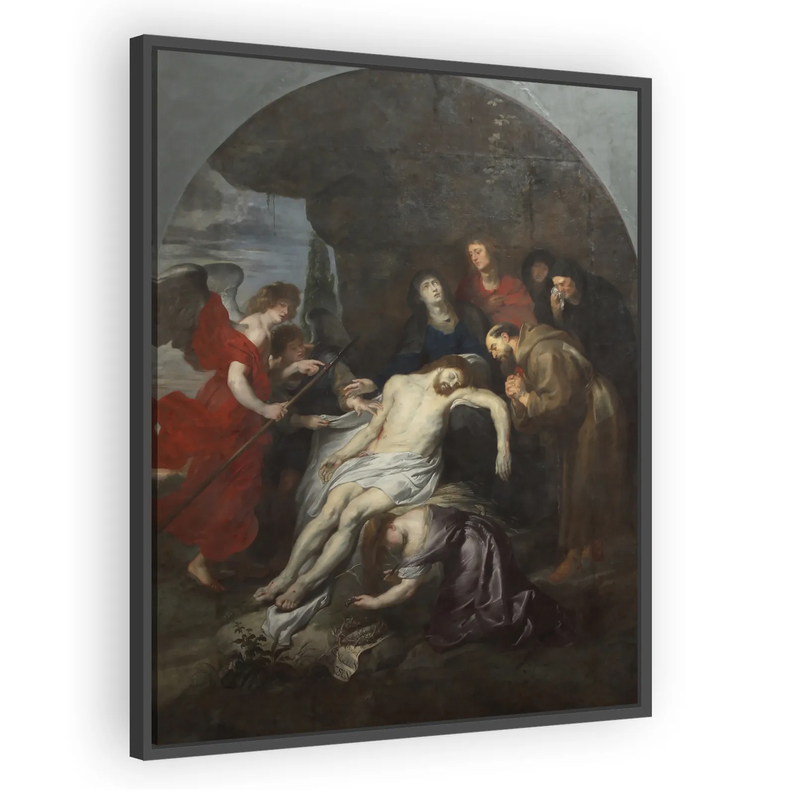 The Lamentation of Christ with Saint Francis, 1617-1620 by Peter Paul Rubens