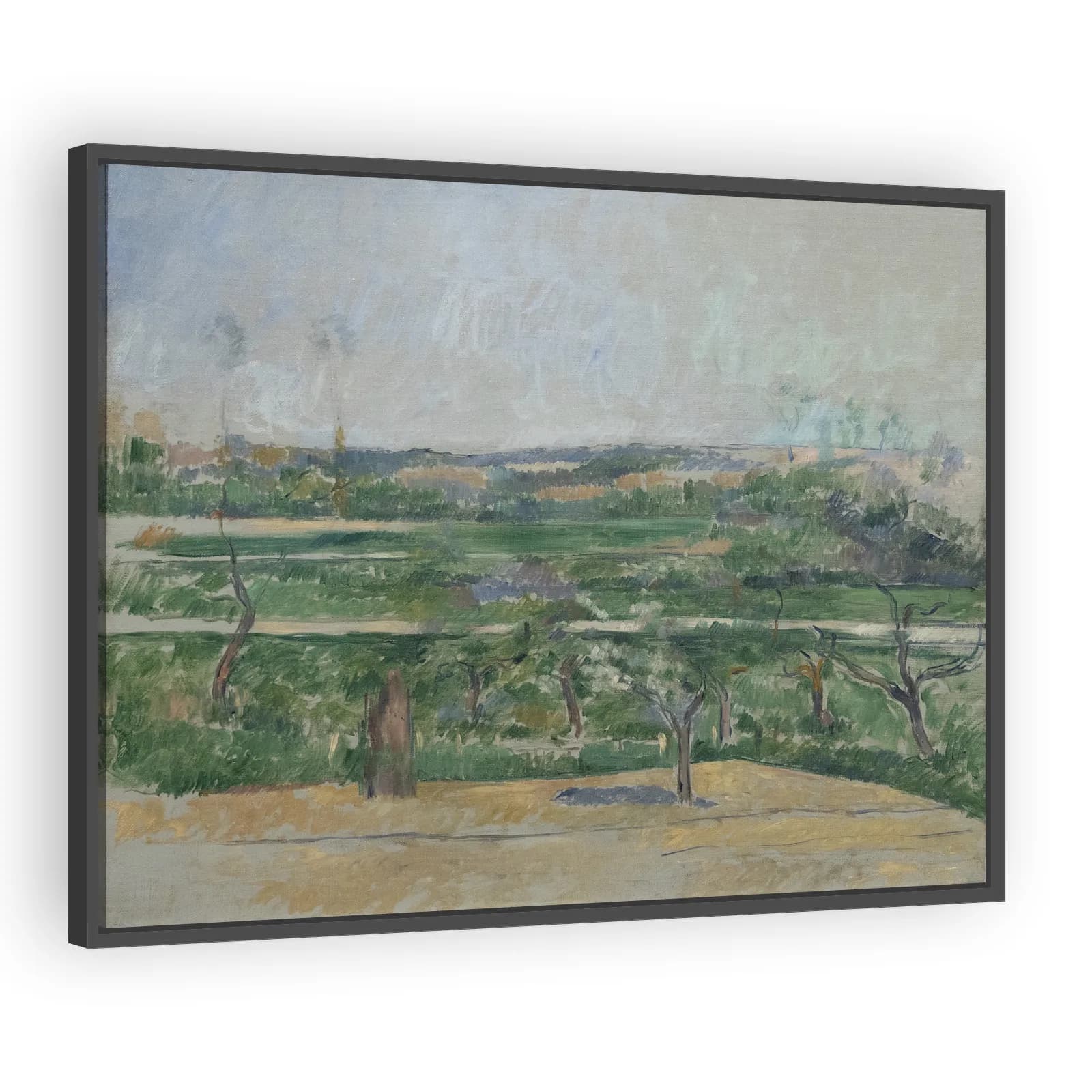 Paysage à Aix-en-Provence by Paul Cezanne