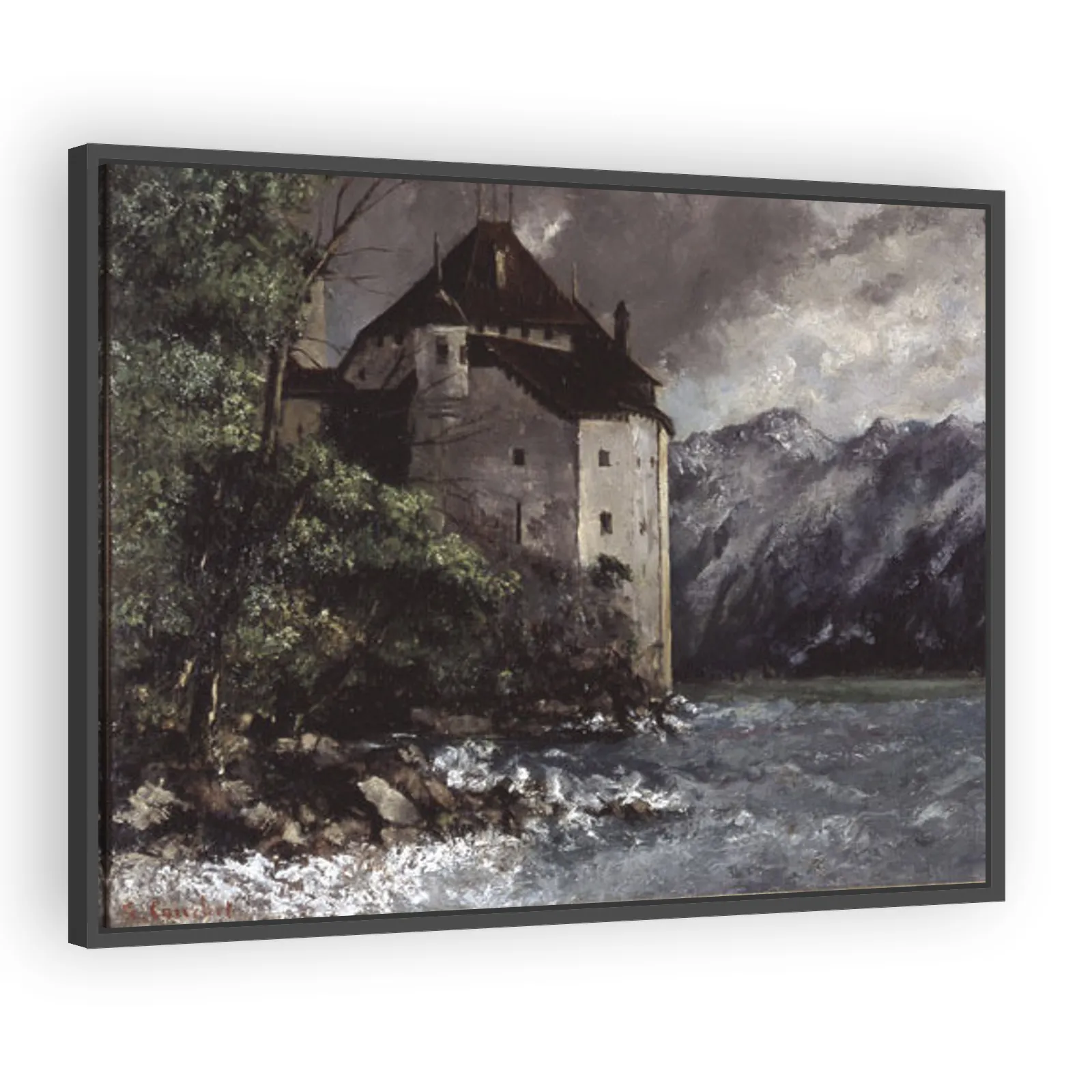 Chillon Castle by Gustave Courbet