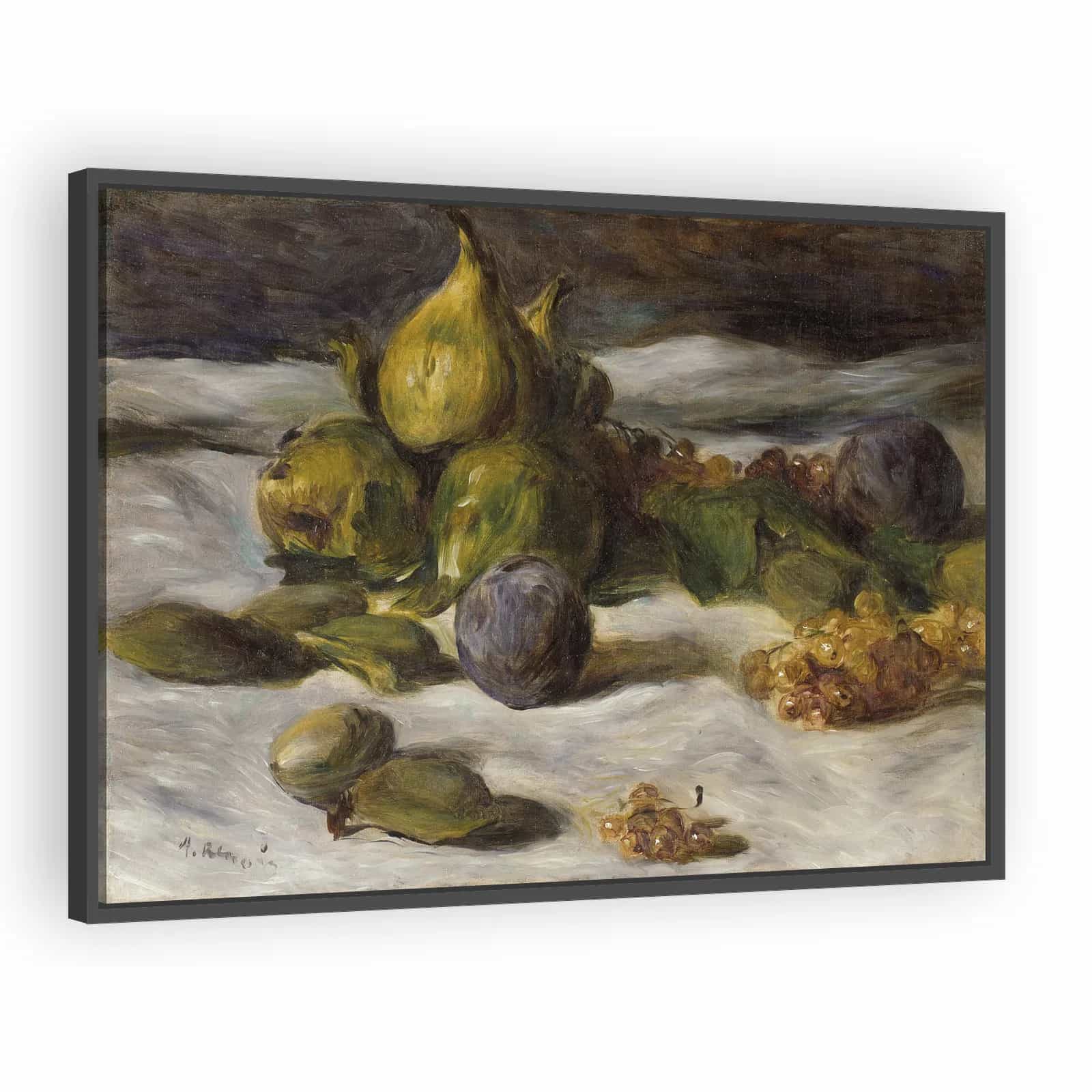 Fruit Still Life (Figs and Currants) by Pierre-Auguste Renoir - alternate view