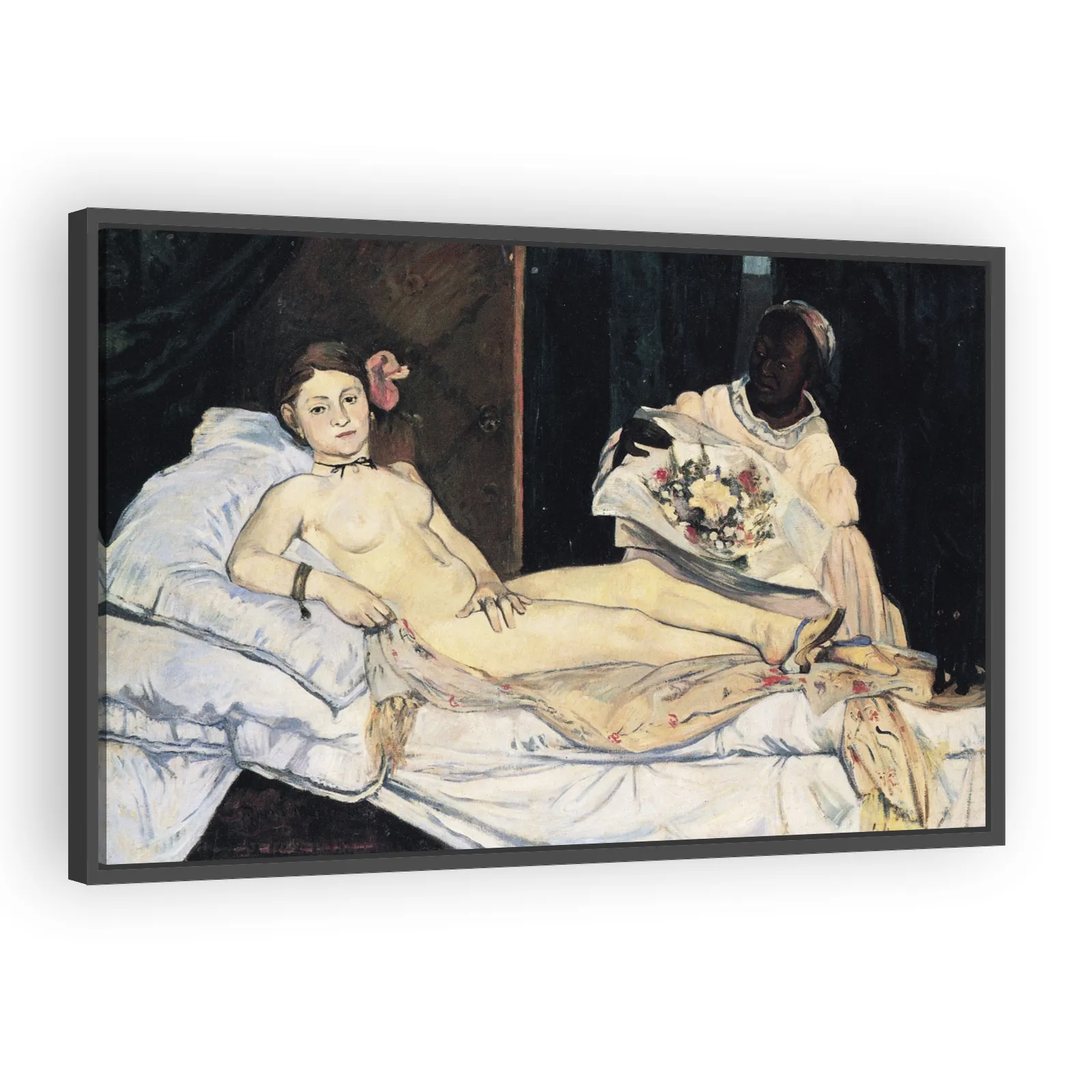 Copy of Manet's Olympia by Paul Gauguin