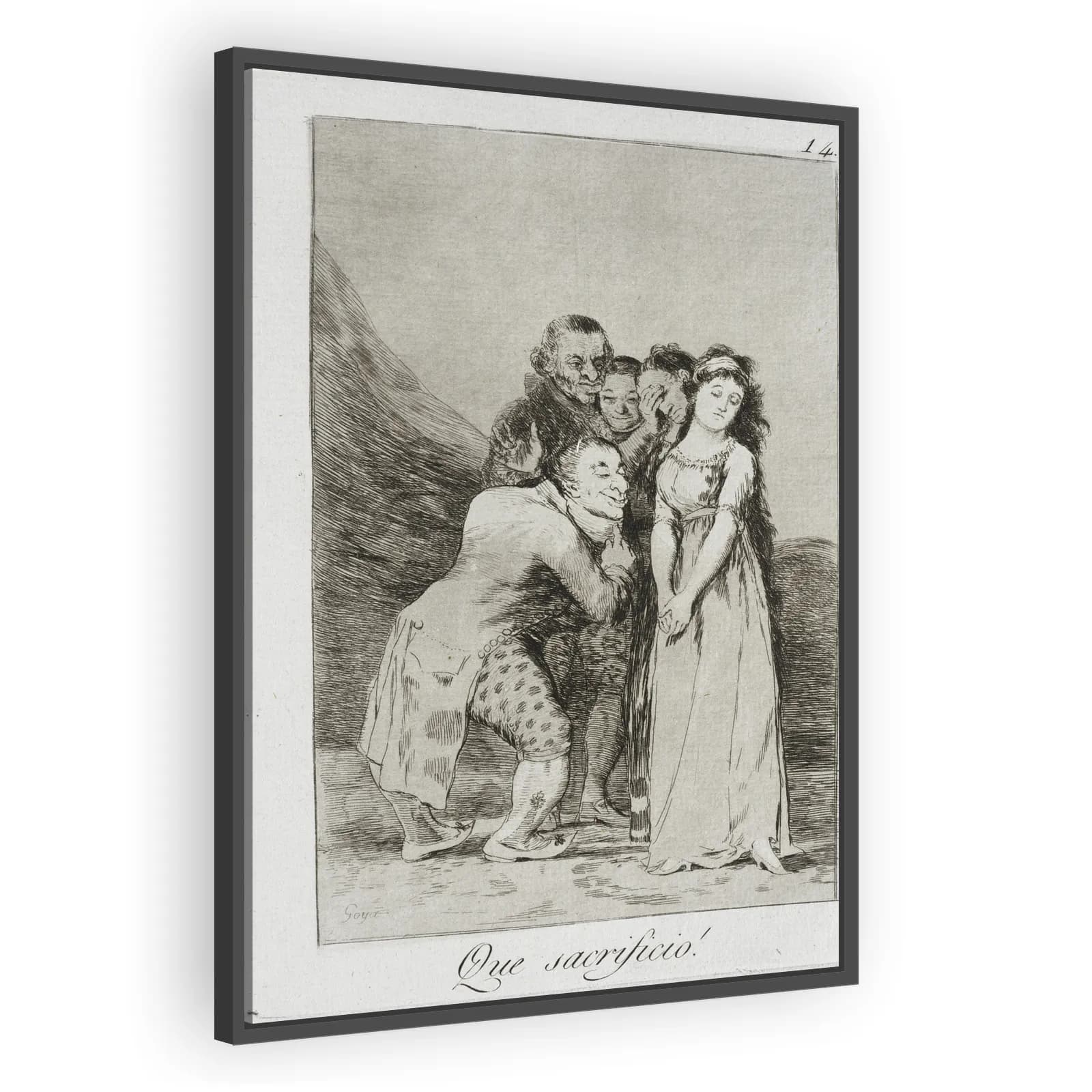 What a Sacrifice! by Francisco Goya