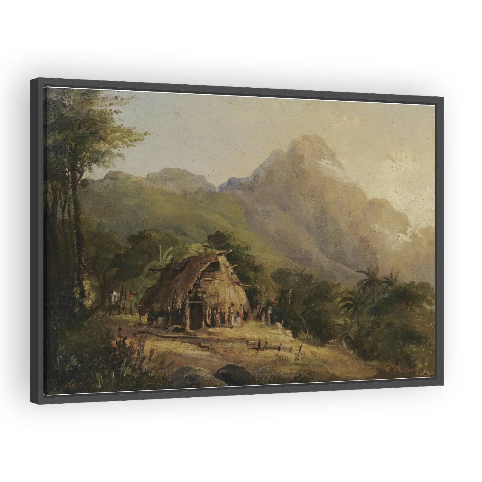Hut in a Mountain Landscape, Galipan by Camille Pissarro