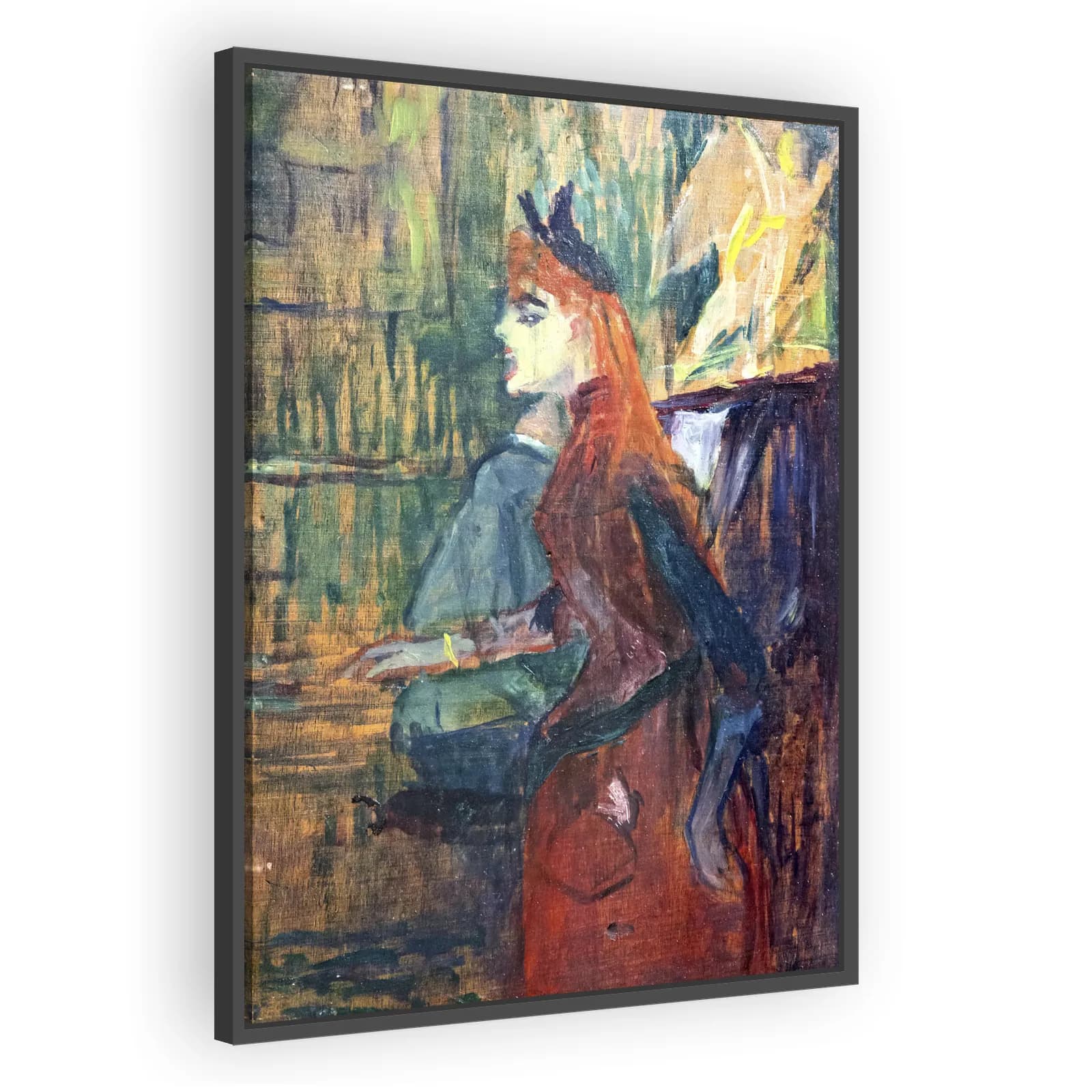 The Singing Lesson by Henri De Toulouse Lautrec