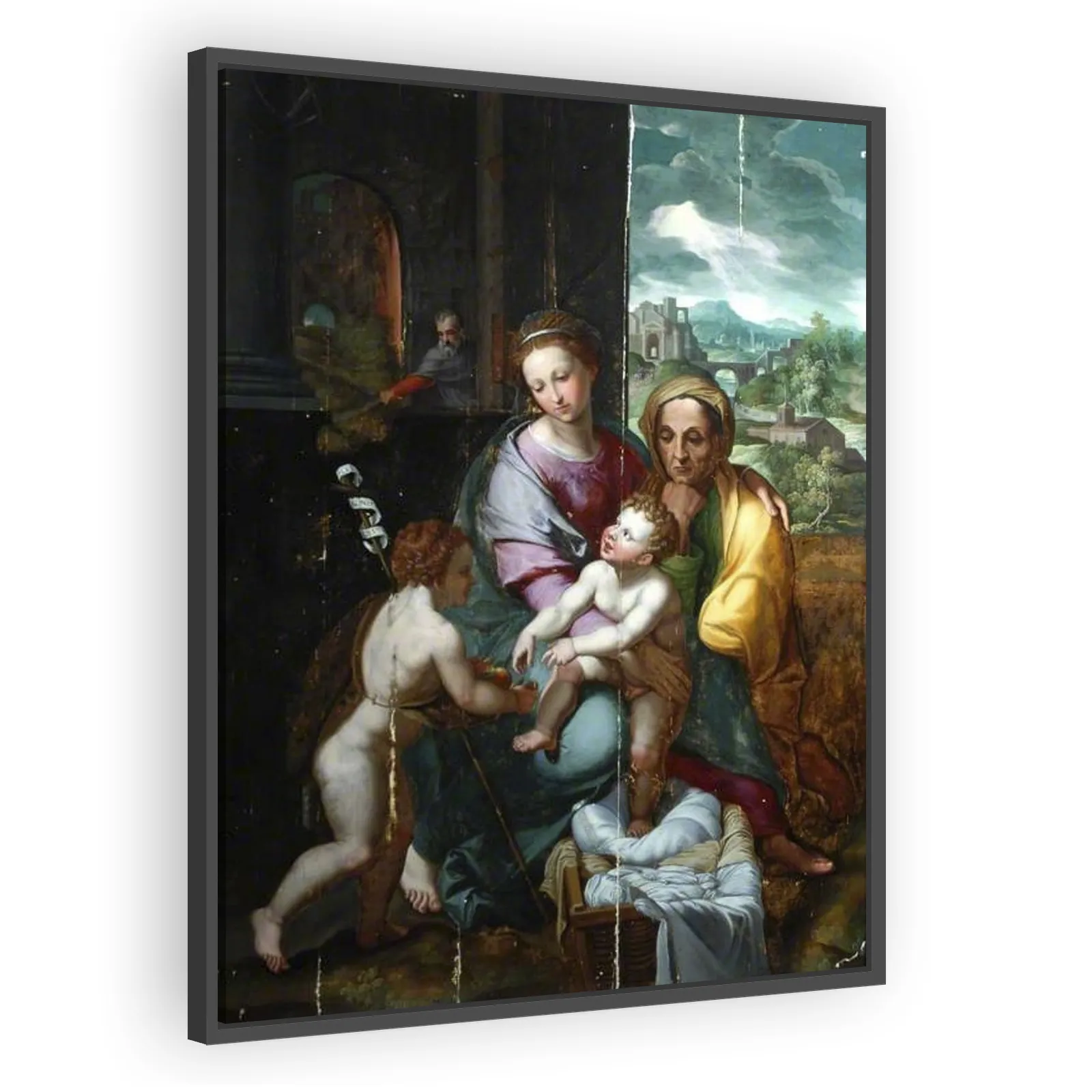 Holy Family with Saint Elizabeth and the Infant Saint John the Baptist by Raphael