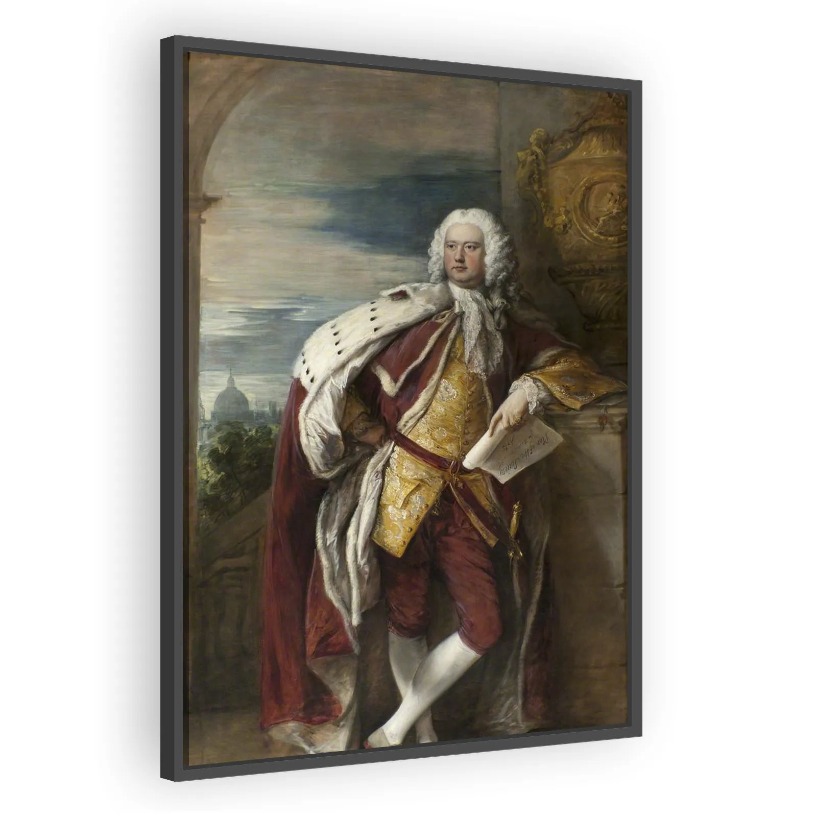 Jacob Bouverie (1694–1761), First Viscount Folkestone and First President of the Society of Arts by Thomas Gainsborough