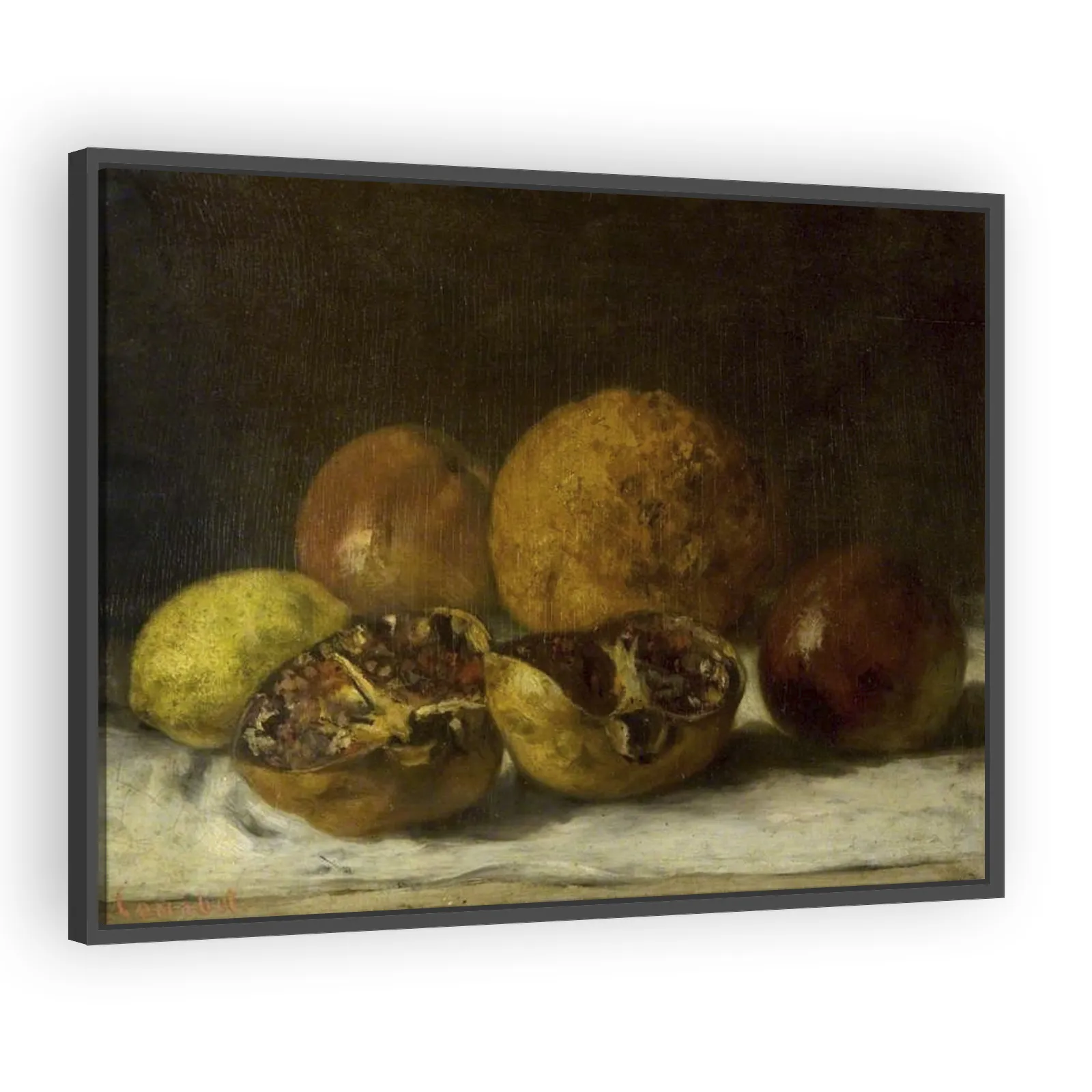 Pomegranates by Gustave Courbet