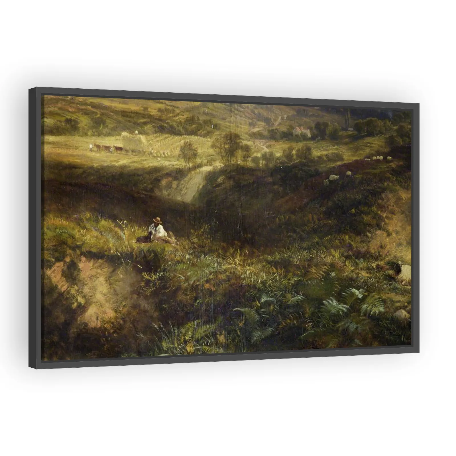 The South Downs (detail) by George Cole