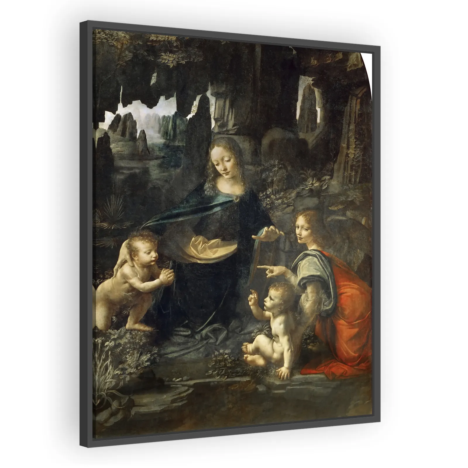 Virgin of the Rocks by Leonardo Da Vinci