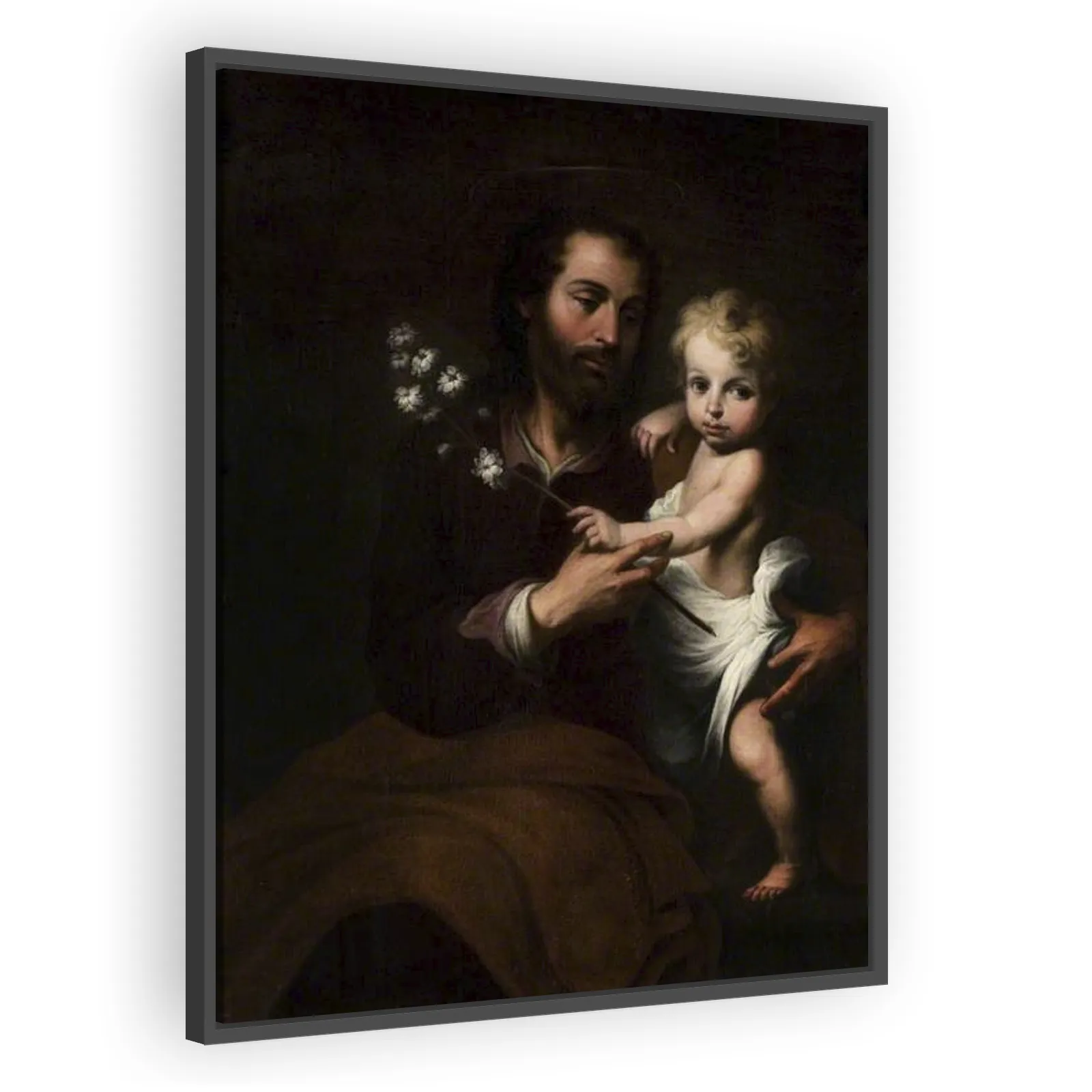 St Joseph with the Infant Jesus by Bartolome Esteban Murillo