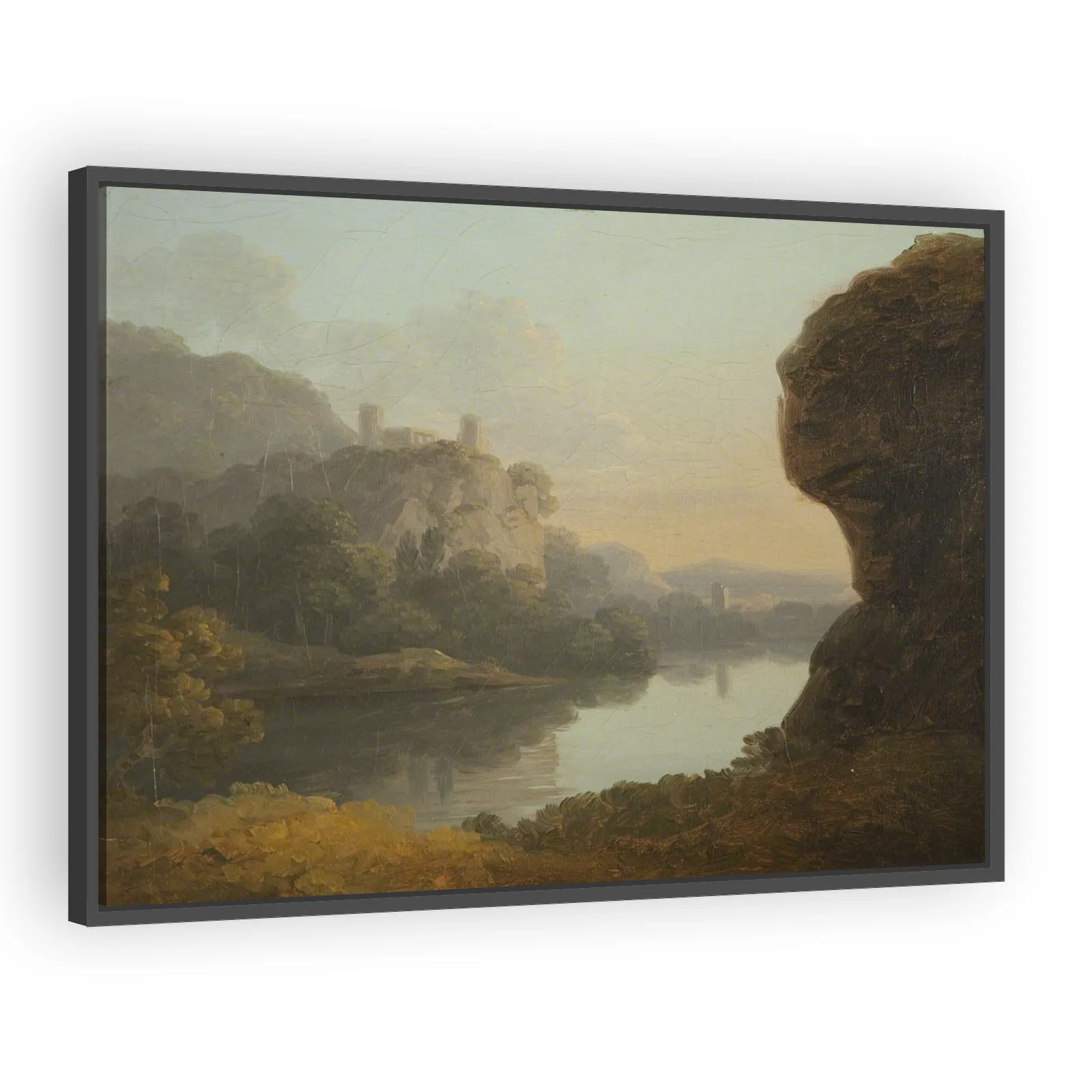 Castle near Lake by Richard Wilson