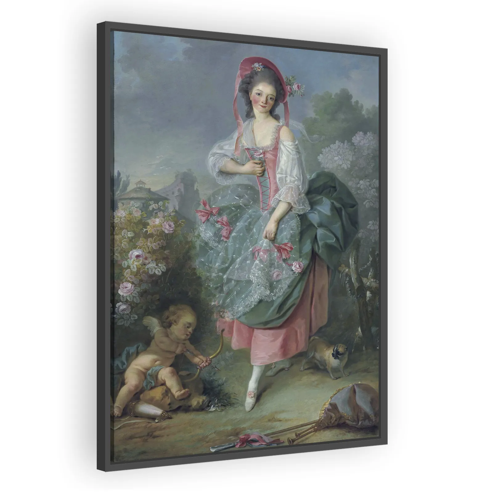 Mademoiselle Guimard as Terpsichore by Jacques Louis David