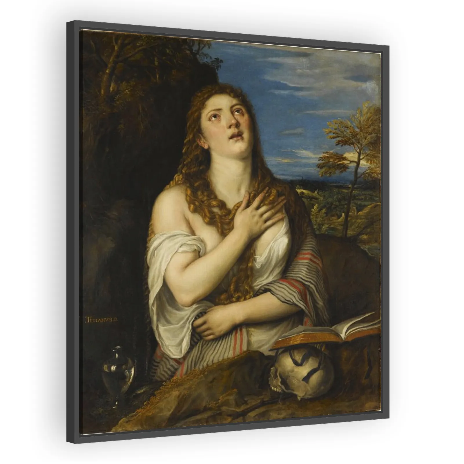 Saint Mary Magdalene as a Penitent by Titian