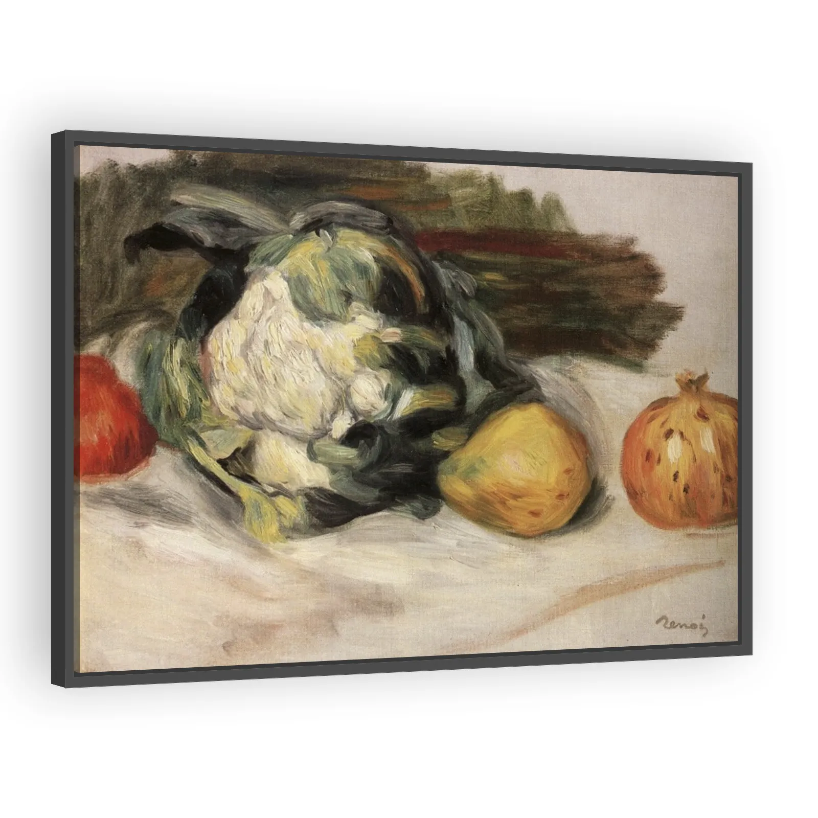 Cauliflower and Pomegranates by Pierre Auguste Renoir