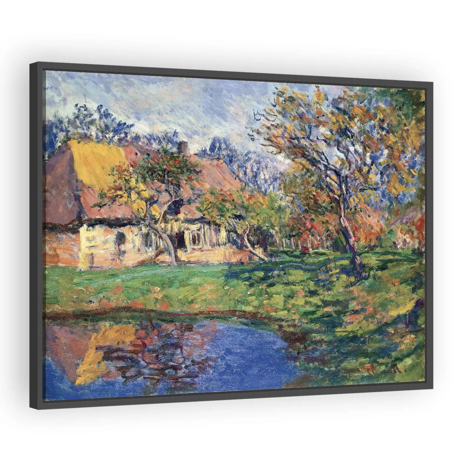 Chaumière normande by Claude Monet