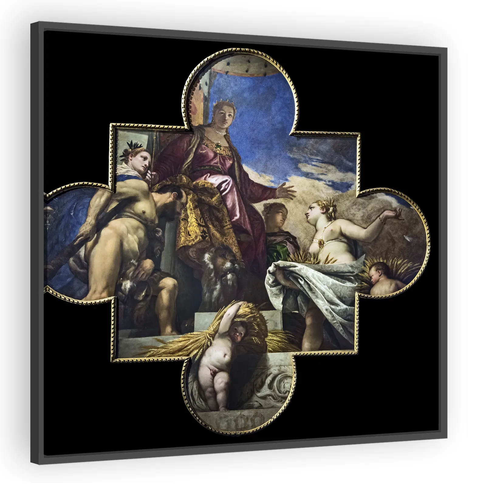 Venice Receives the Homage of Hercules and Ceres by Paolo Veronese