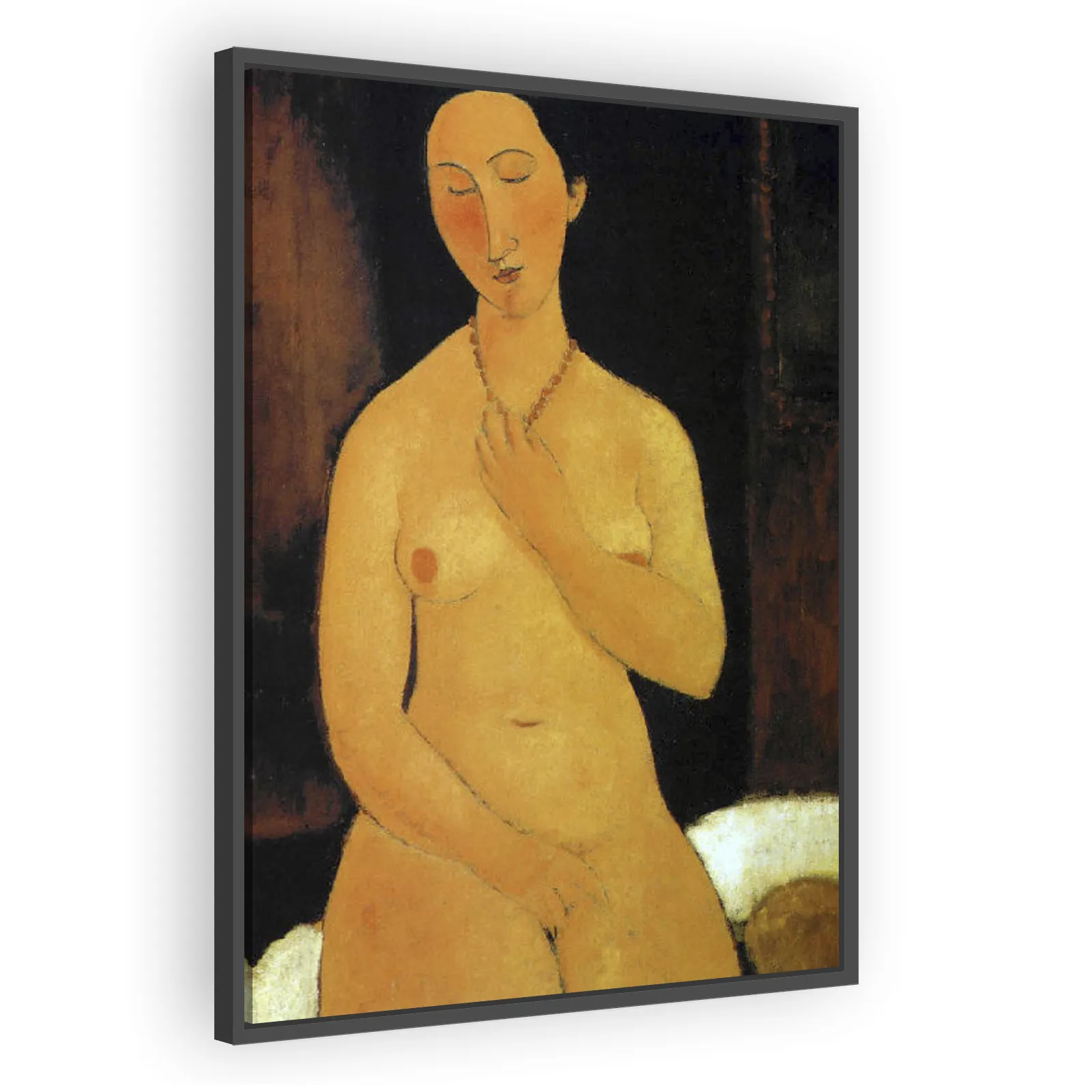 Nu assis au collier by Amedeo Modigliani