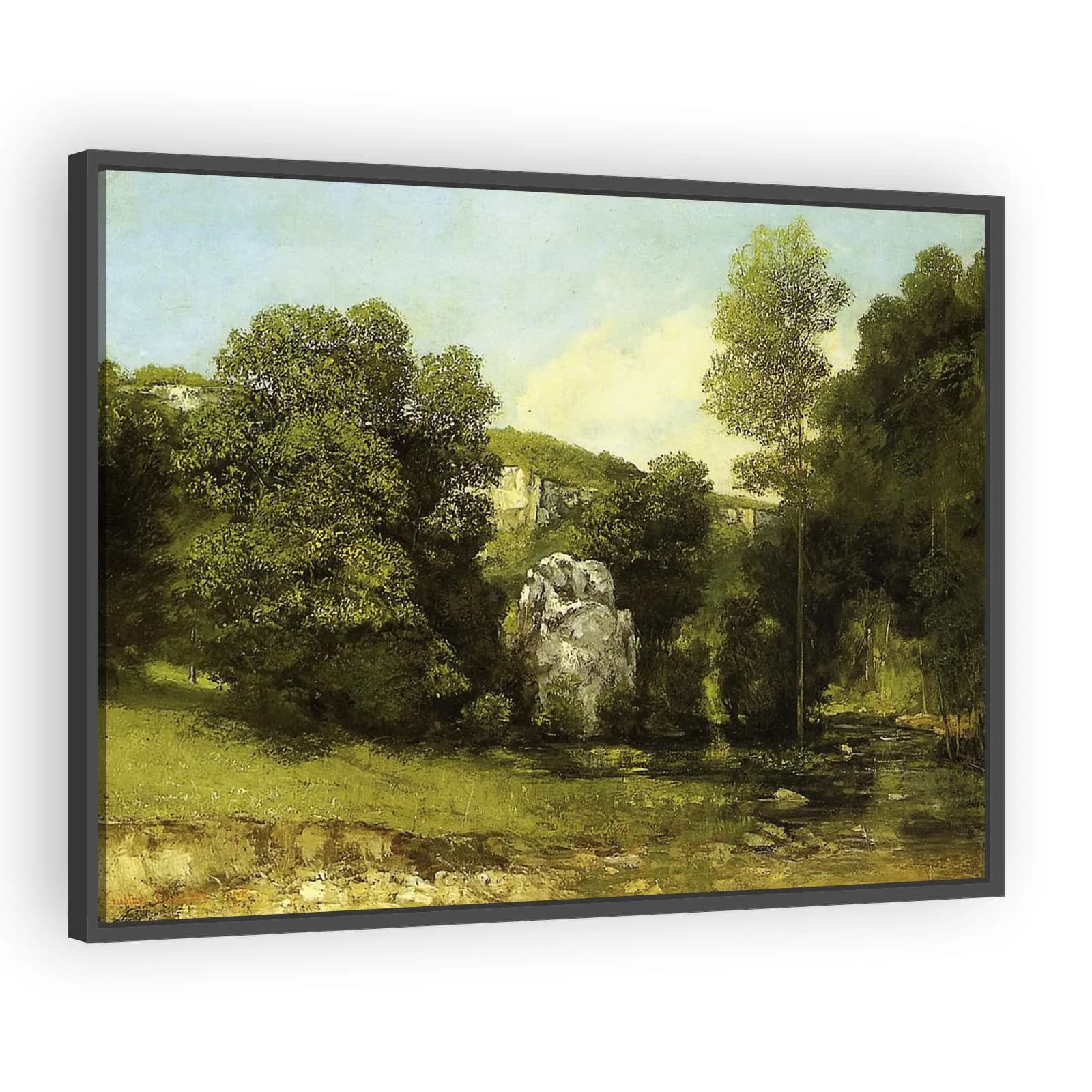 La Brême by Gustave Courbet