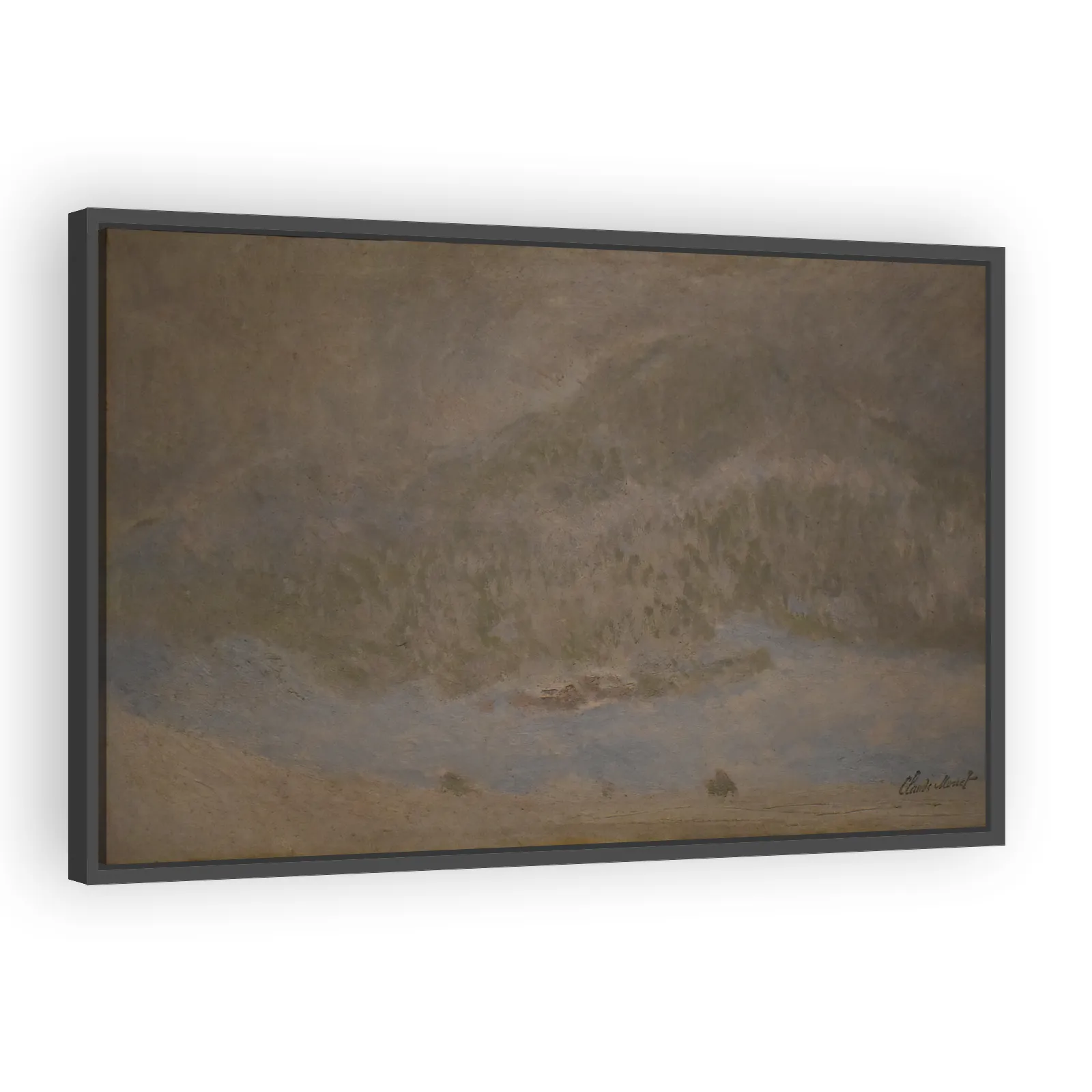 Le Mont Kolsaas, Norvège (Tempête de neige) by Claude Monet