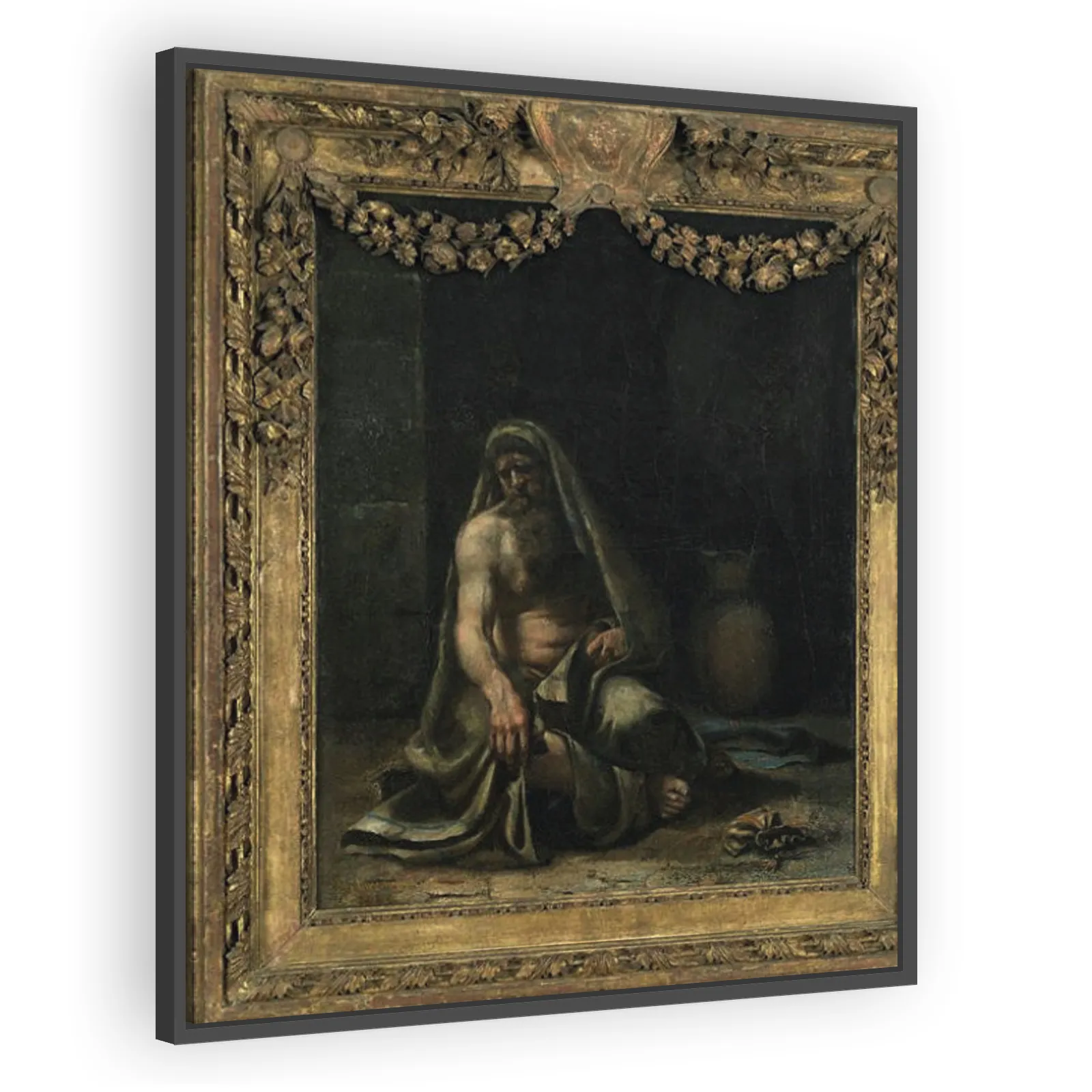 Pirate prisonnier du dey d'Alger by Gustave Courbet