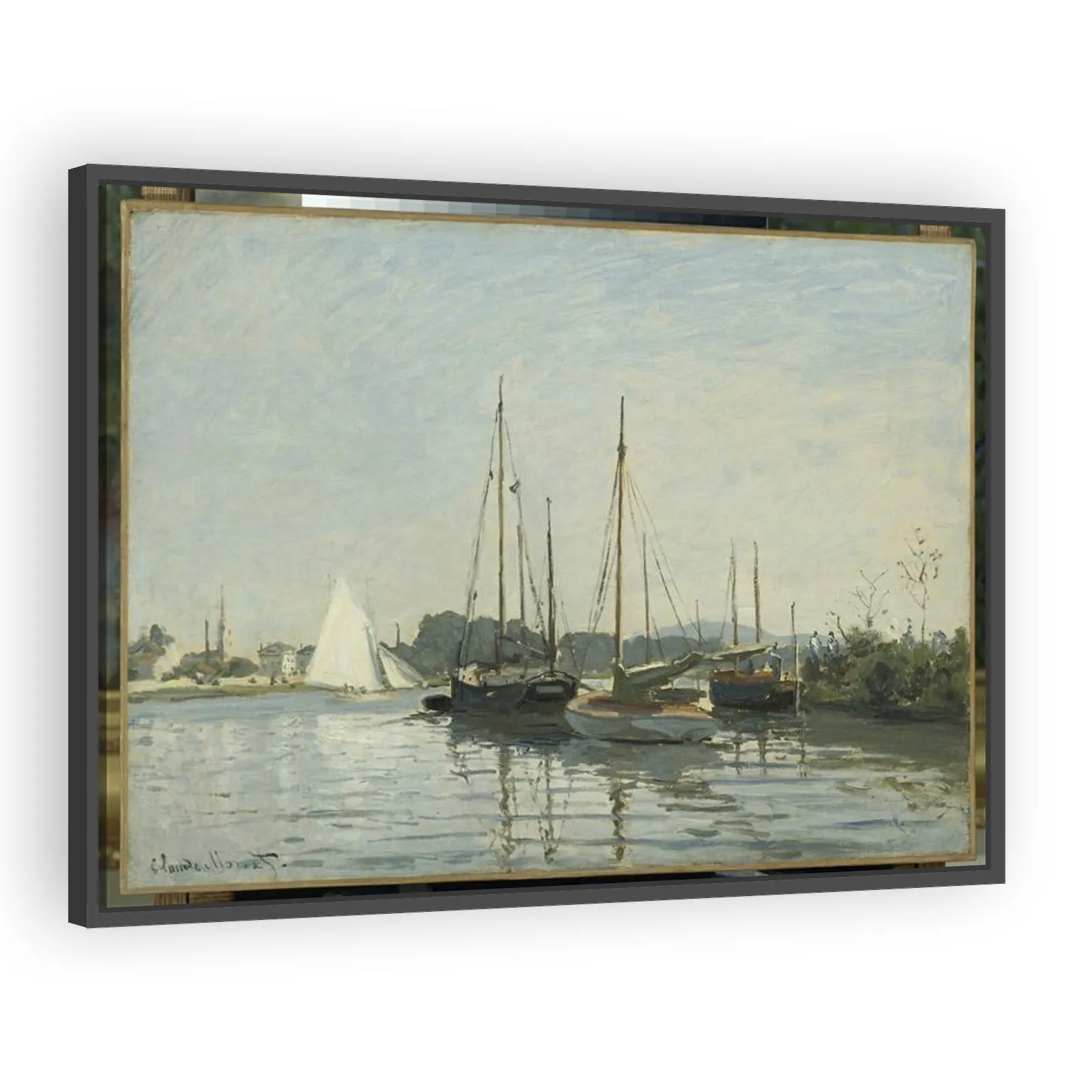 Pleasure Crafts by Claude Monet