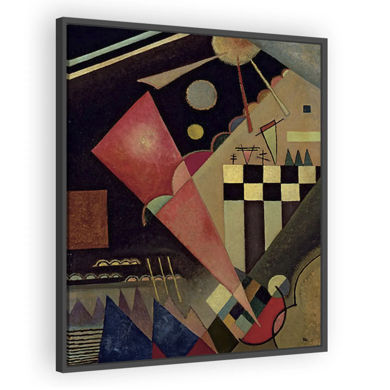 Sharp-Quiet Pink by Wassily Kandinsky