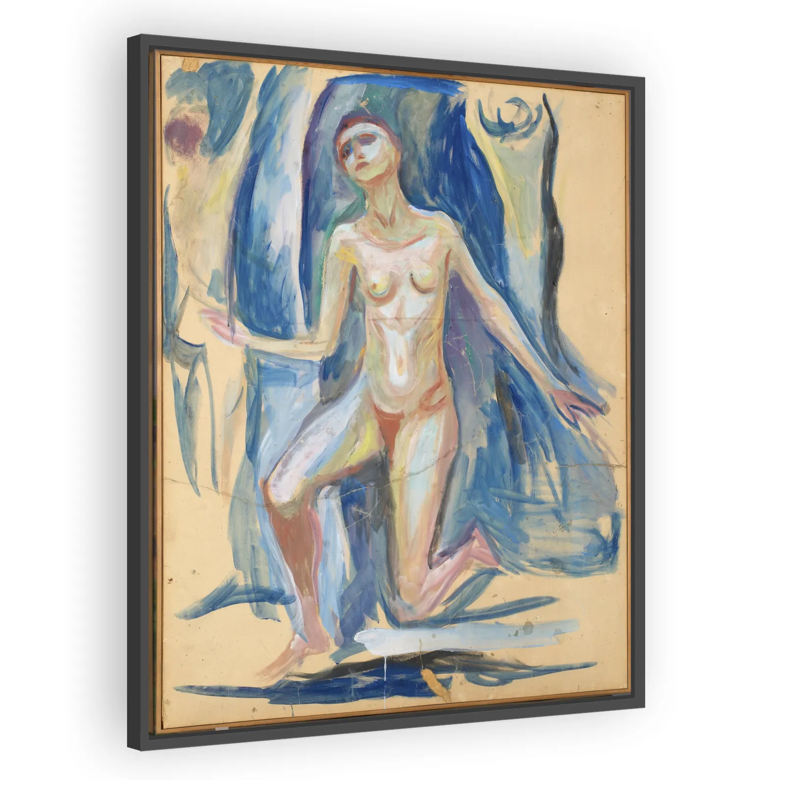 Kneeling Female Figure by Edvard Munch