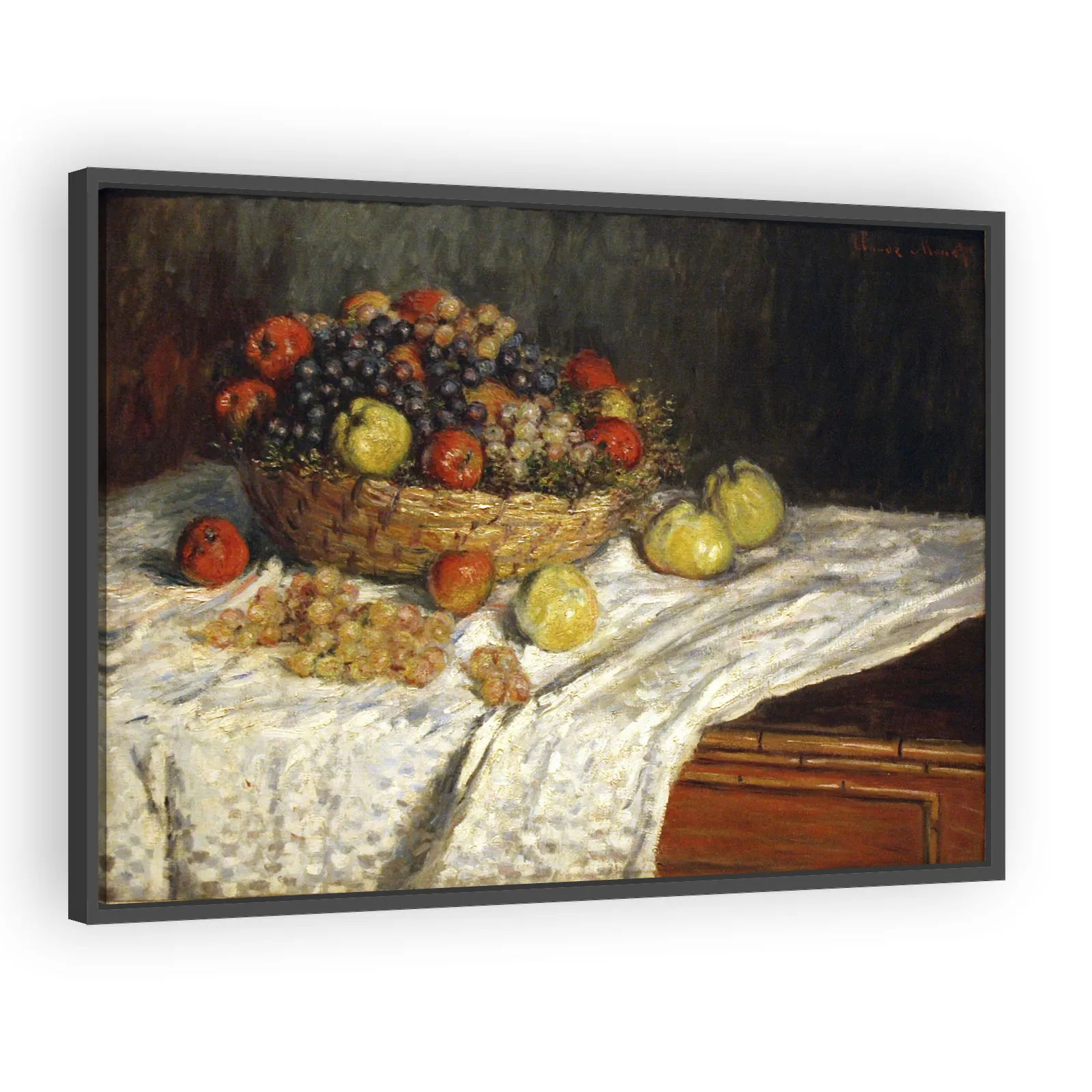 Apples and Grapes by Claude Monet